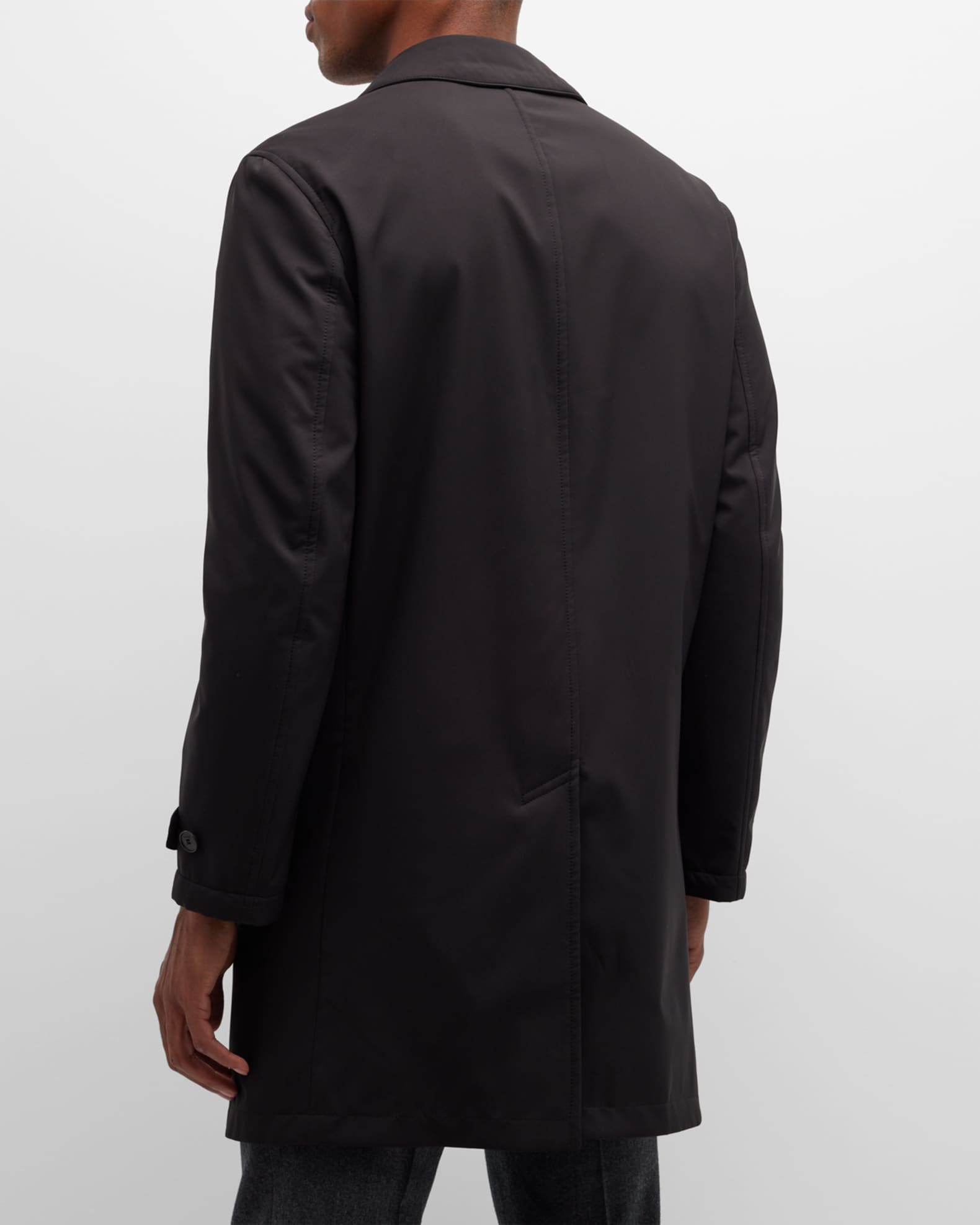 Brioni Men's WoolCashmere Car Coat Neiman Marcus