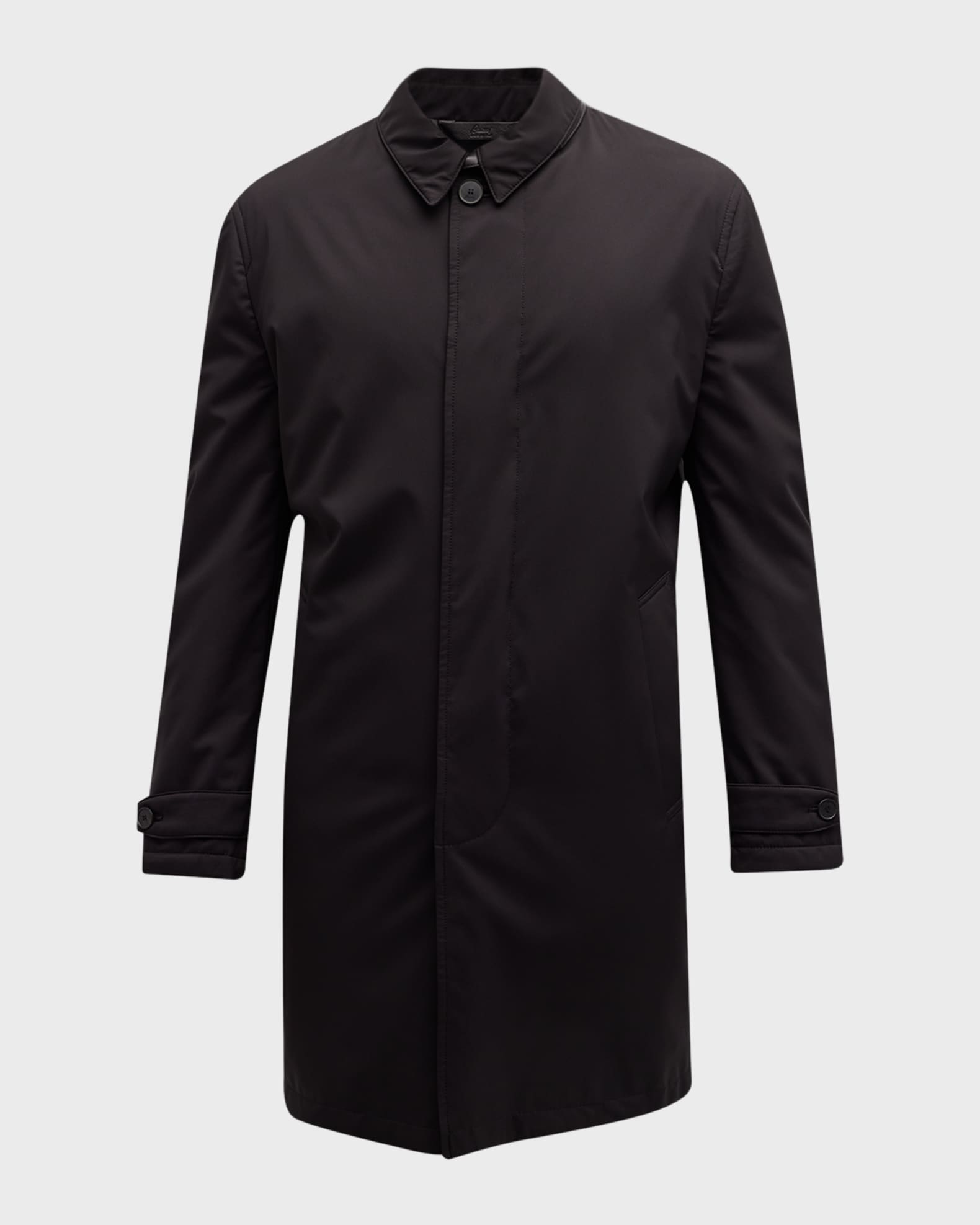 Brioni Men's WoolCashmere Car Coat Neiman Marcus