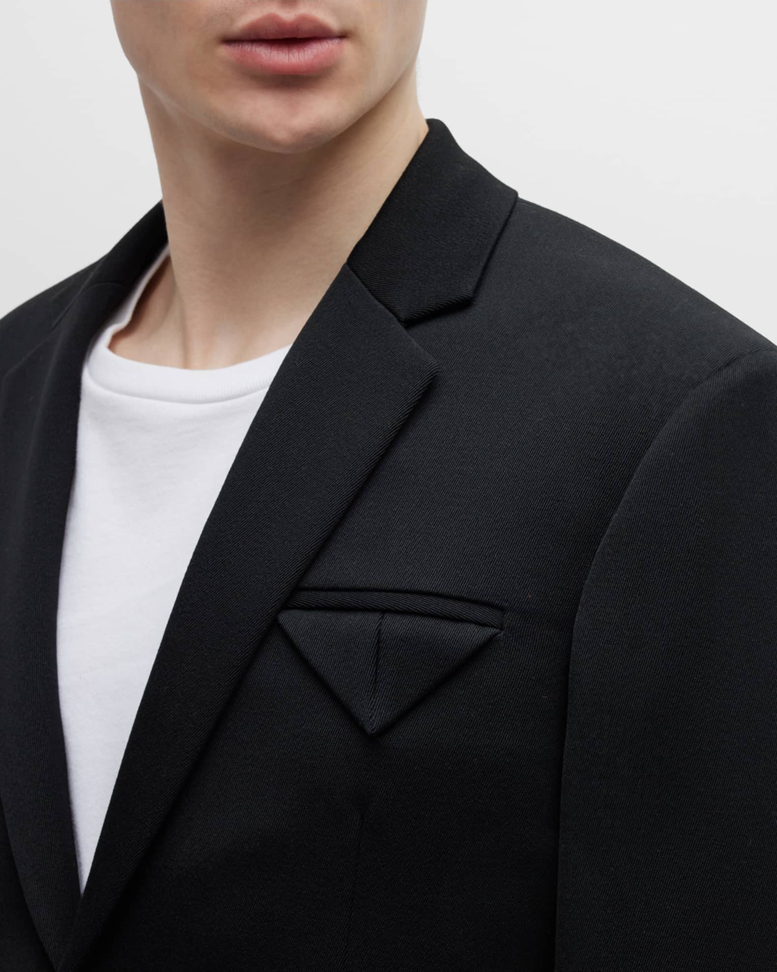 Bottega Veneta Men's Wool Gabardine Sport Jacket | Neiman Marcus