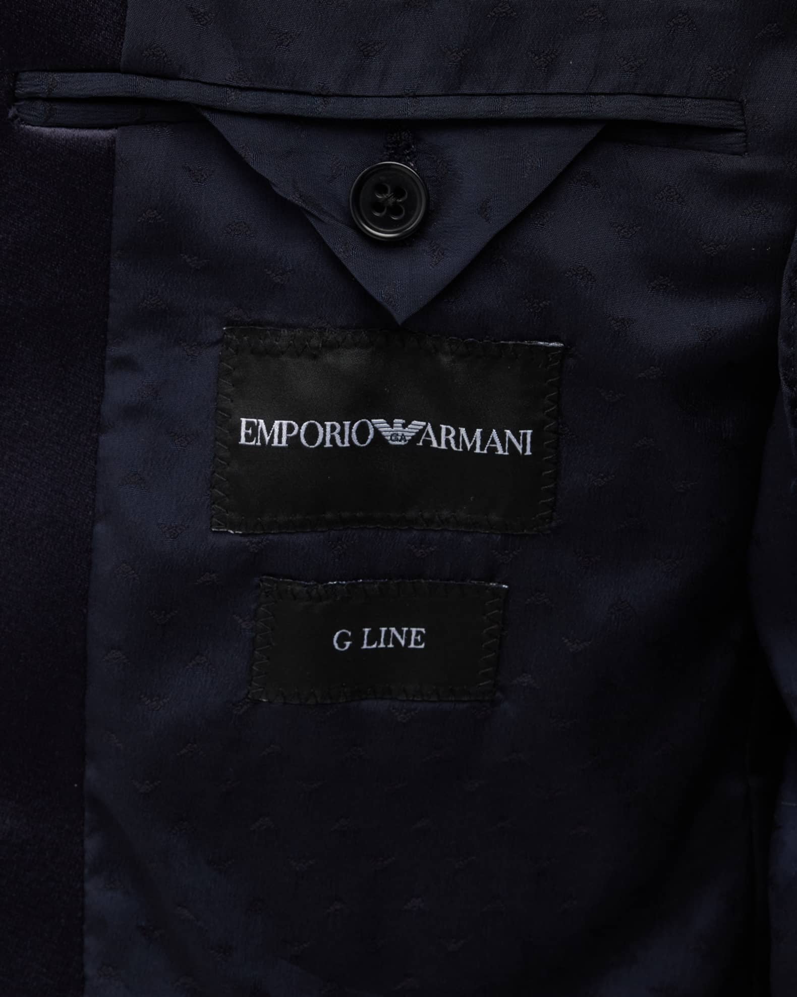 Emporio Armani Men's Textured Wool-Blend Dinner Jacket | Neiman Marcus