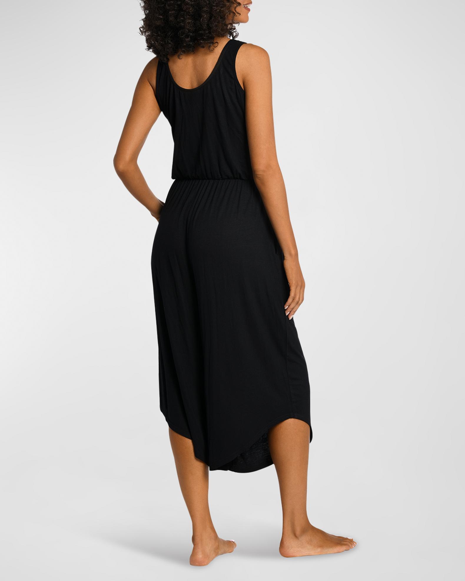 Seaside V-Neck Cover-Up Jumpsuit