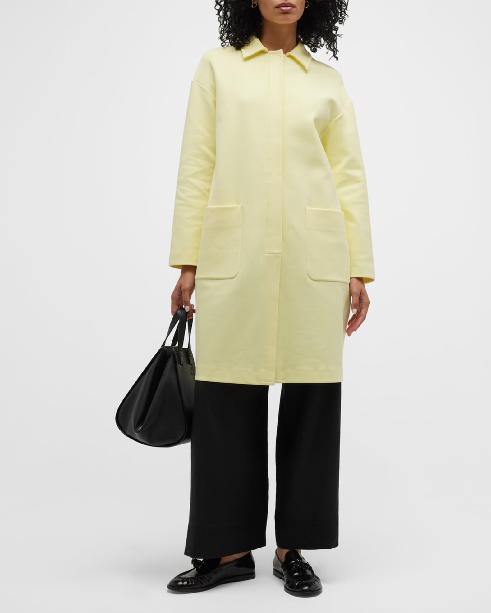 long jersey coat