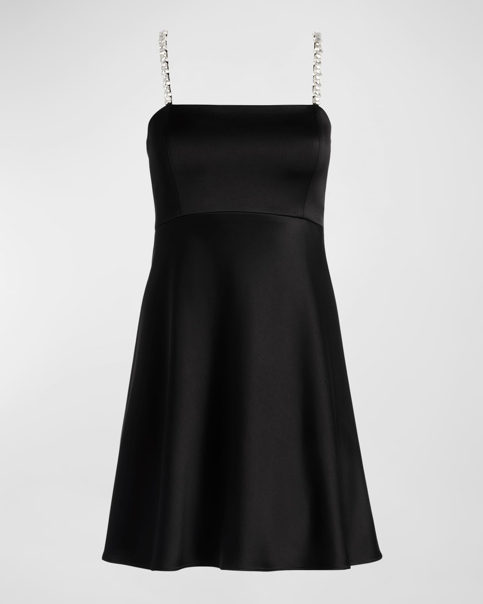 Alice + Olivia Sutton EmbellishedStrap Mini Dress Neiman Marcus