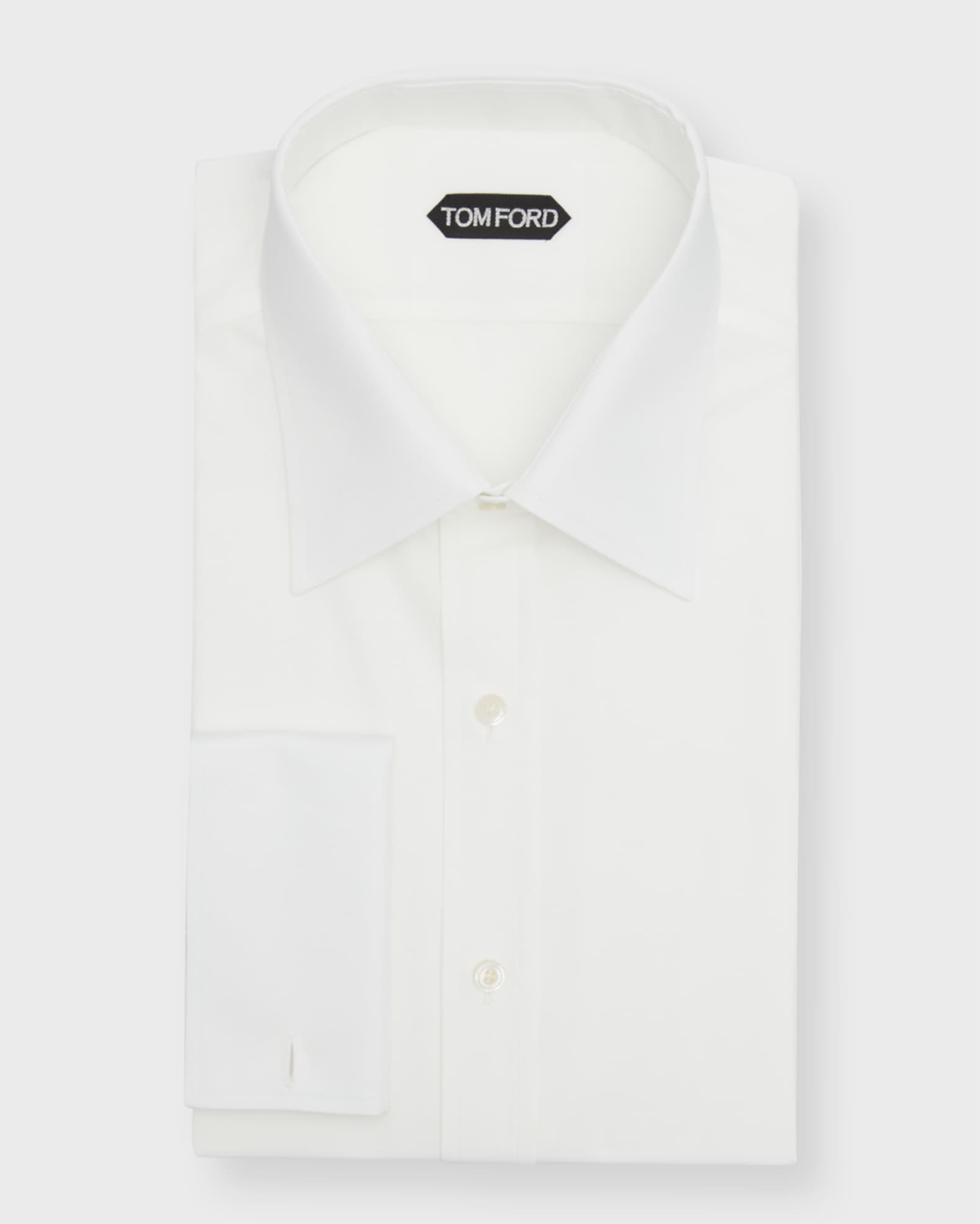 TOM FORD Men s French Cuff Slim Fit Dress Shirt Neiman Marcus