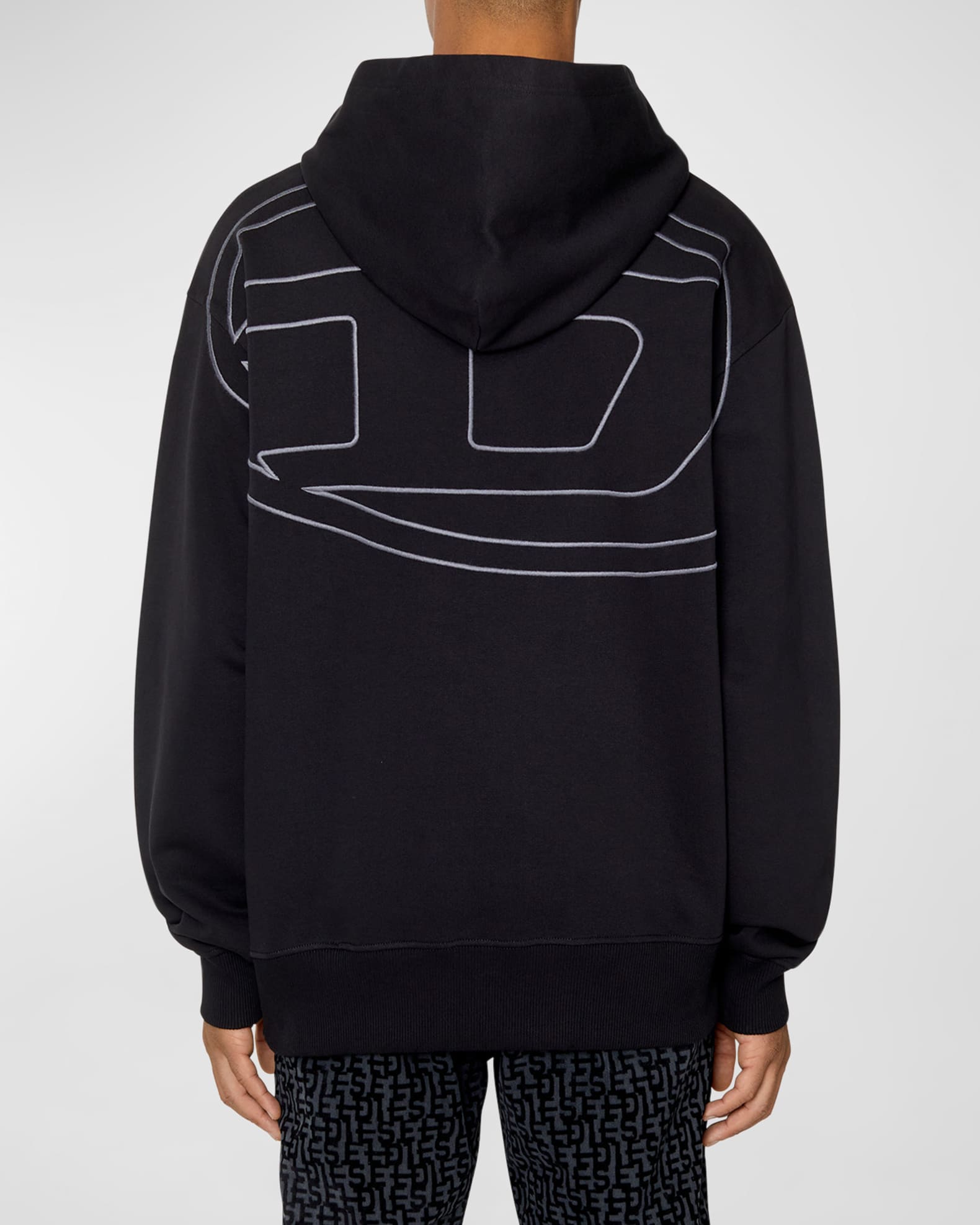 Diesel Boys Oval D Logo Sweatshirt in Grey