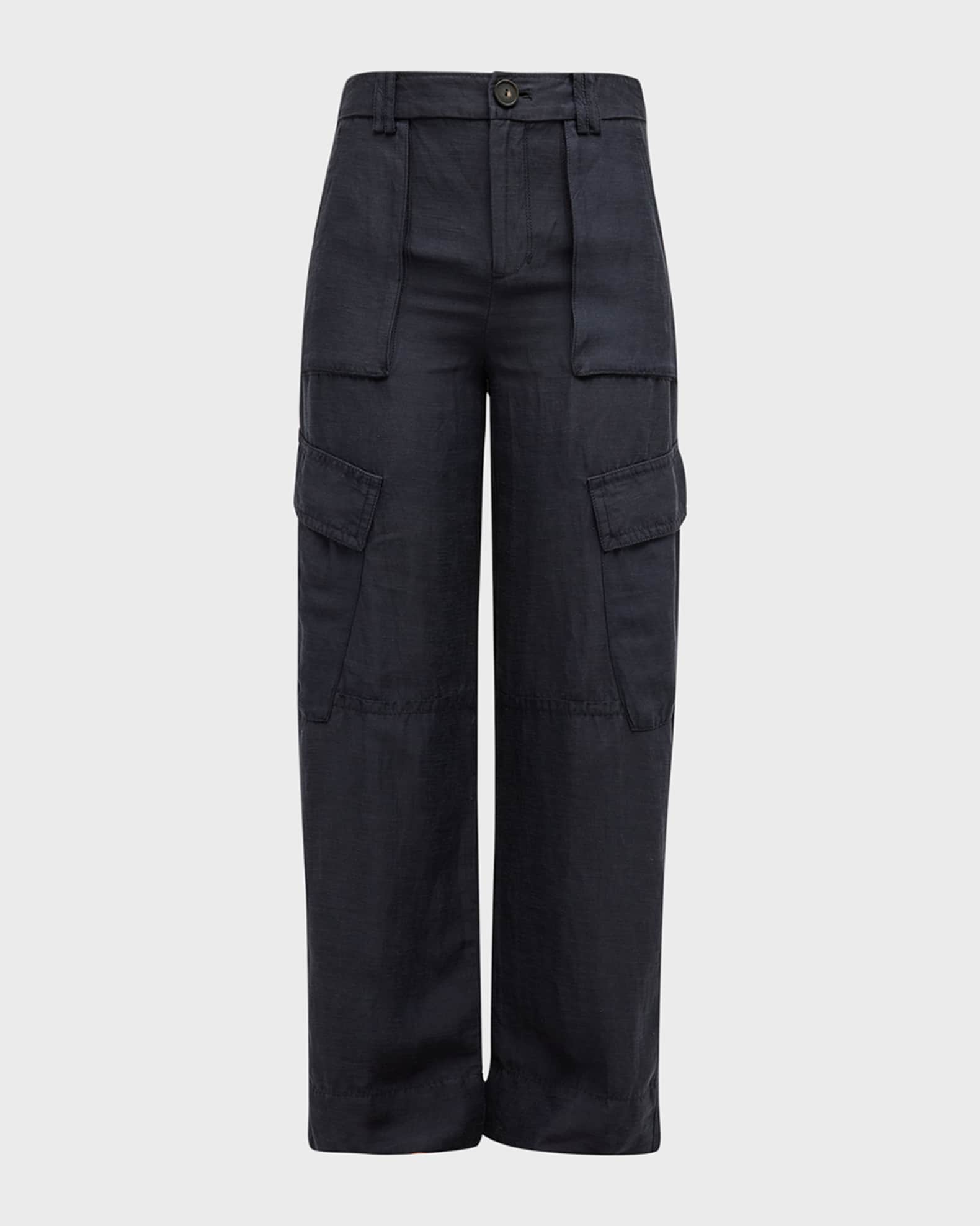 Vince WideLeg Cotton Cargo Pants Neiman Marcus