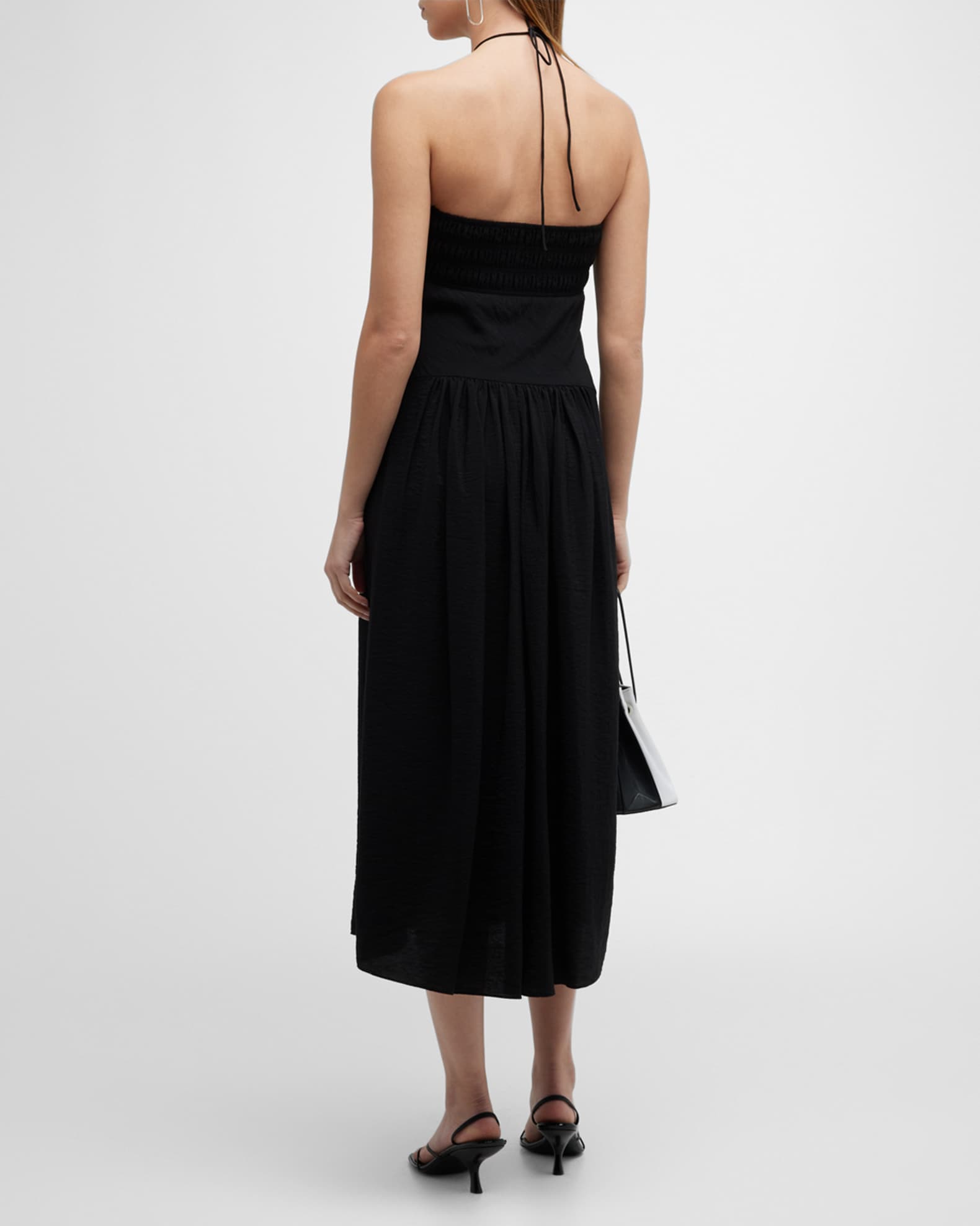 Vianne Halter Sleeveless Midi Dress
