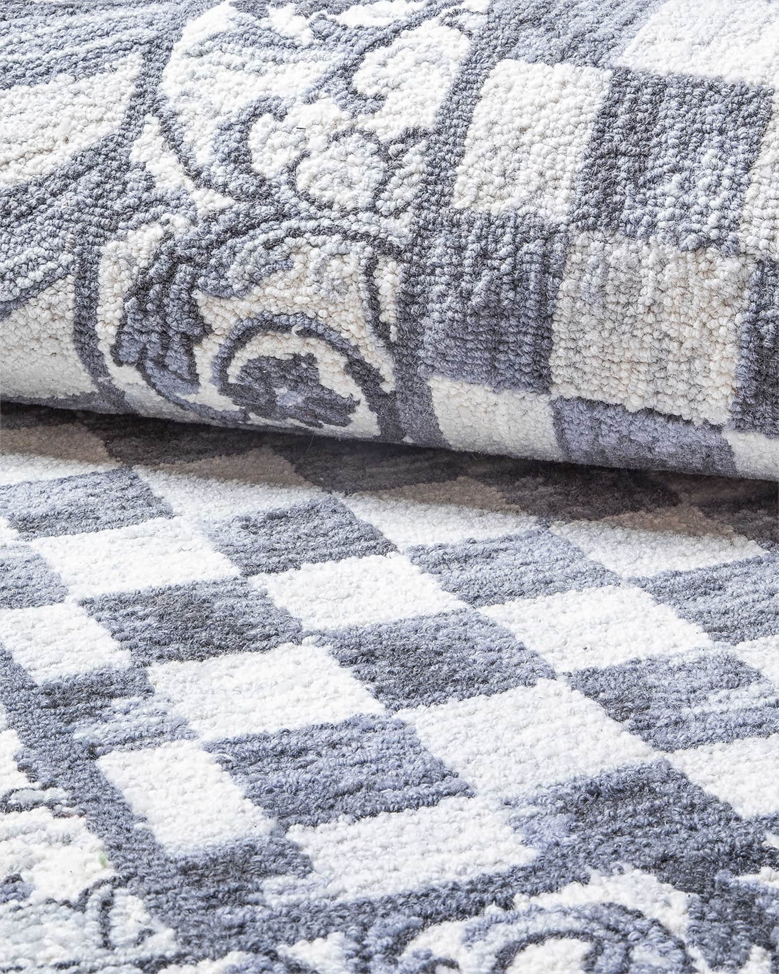 Sterling Check Rug | Neiman Marcus