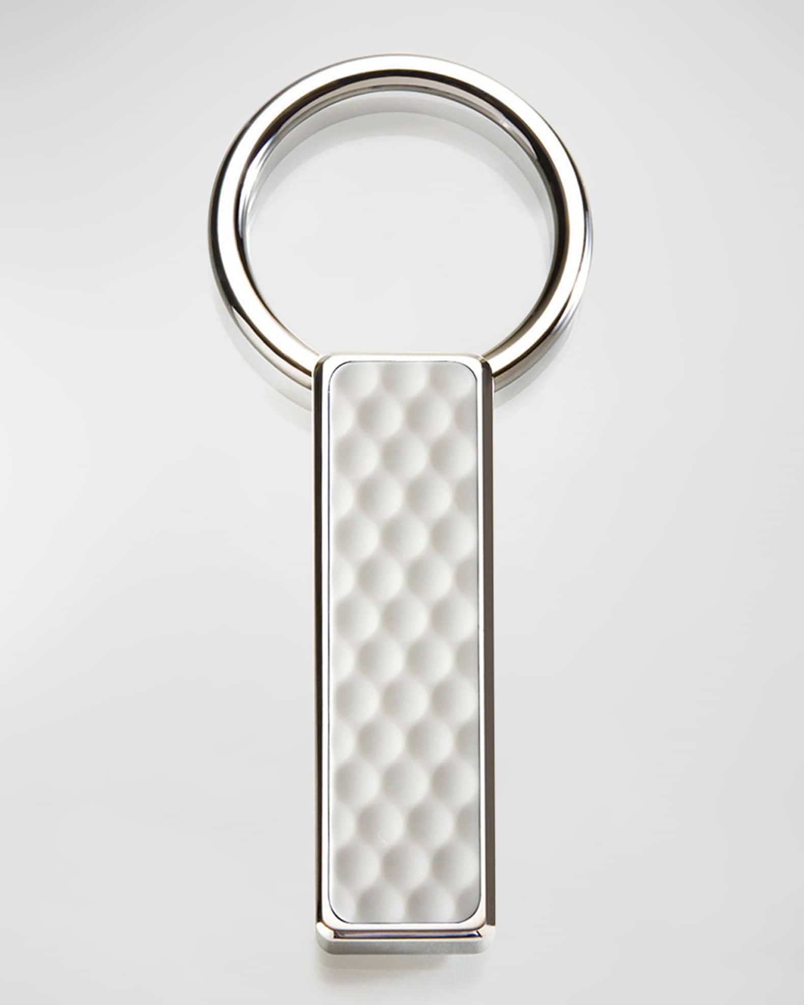 M Clip Men's Stainless Steel Golf Ball Easy-Open Key Ring