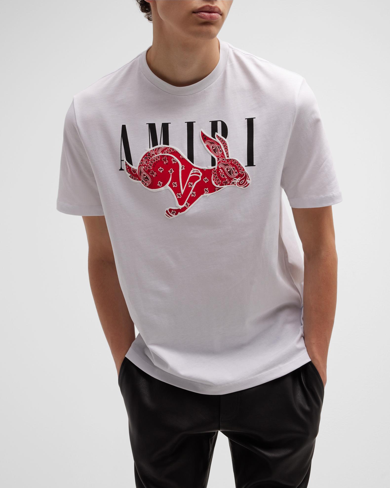 Amiri Men's Rabbit Logo T-Shirt | Neiman Marcus