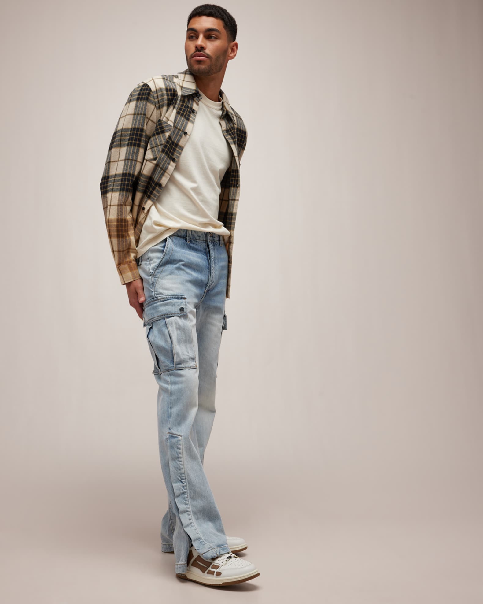 Amiri Men's M65 Cargo Flare Jeans | Neiman Marcus