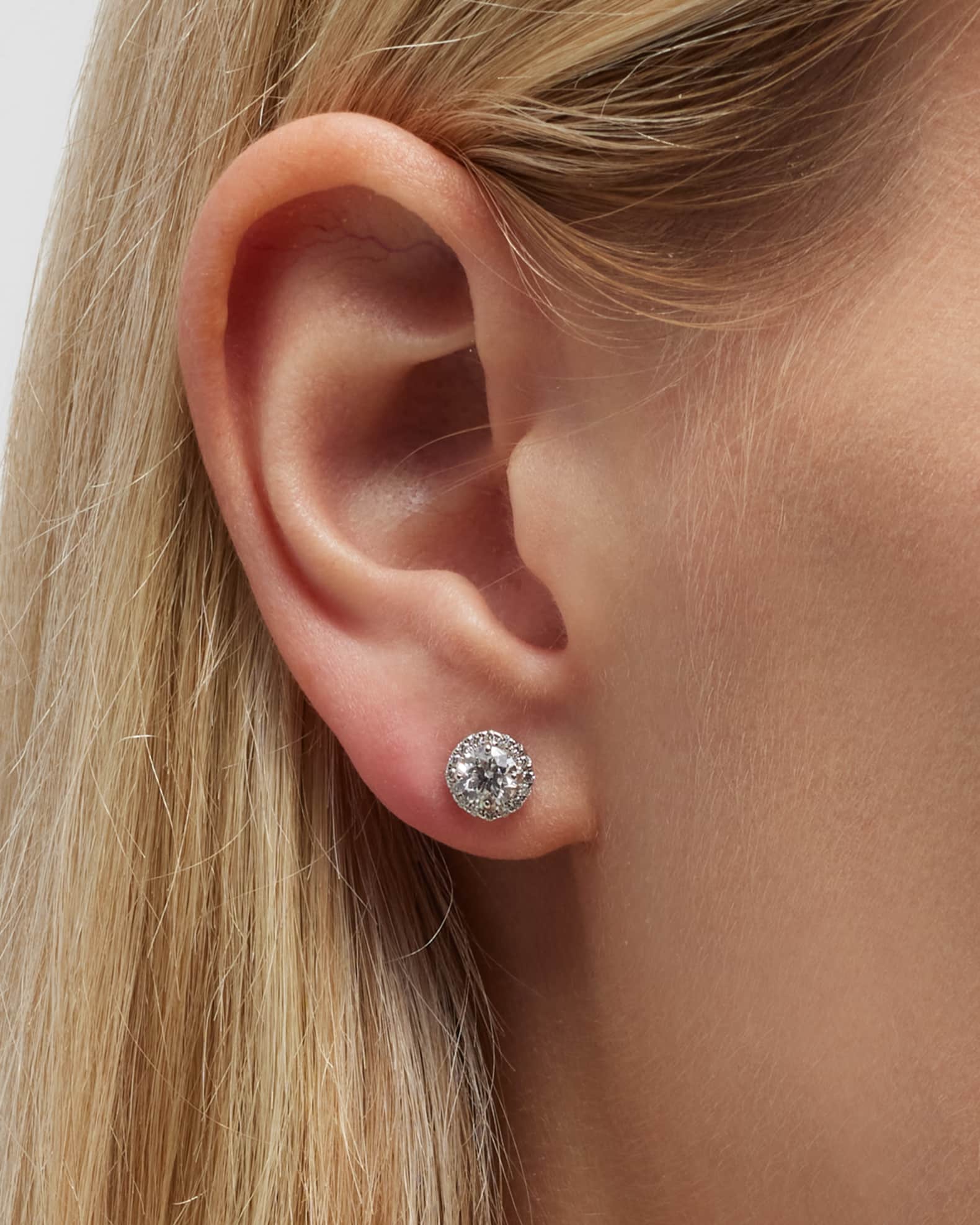 Neiman marcus diamond earrings top