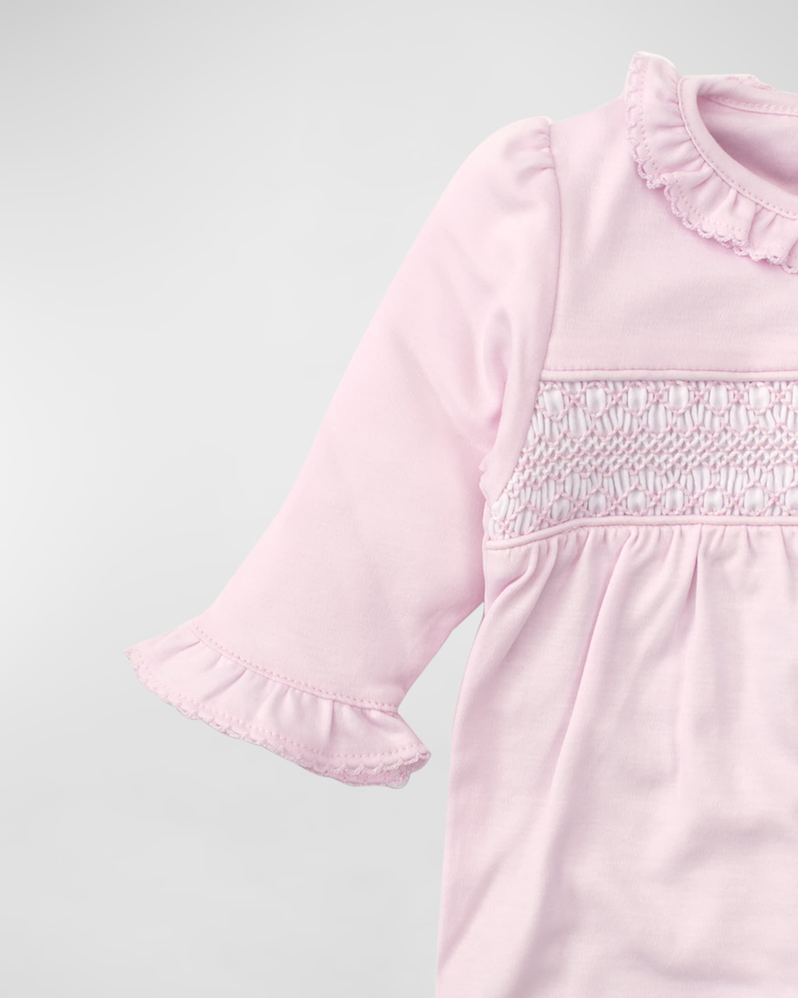 Kissy Kissy Girl's CLB Charmed Smocked Footie, Size Newborn6M Neiman