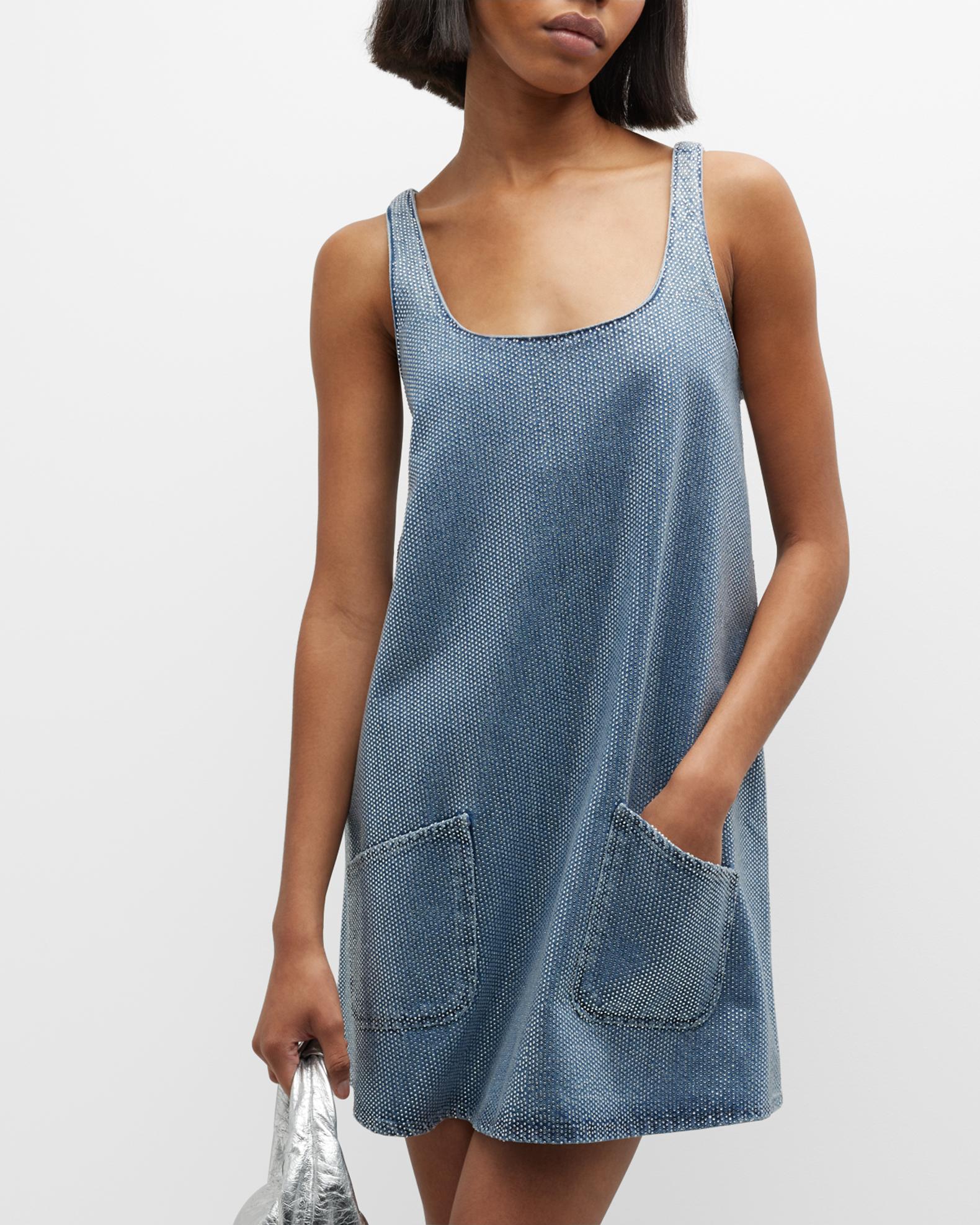 Triarchy Ms. Perri All-Over Crystal Mini Dress | Neiman Marcus