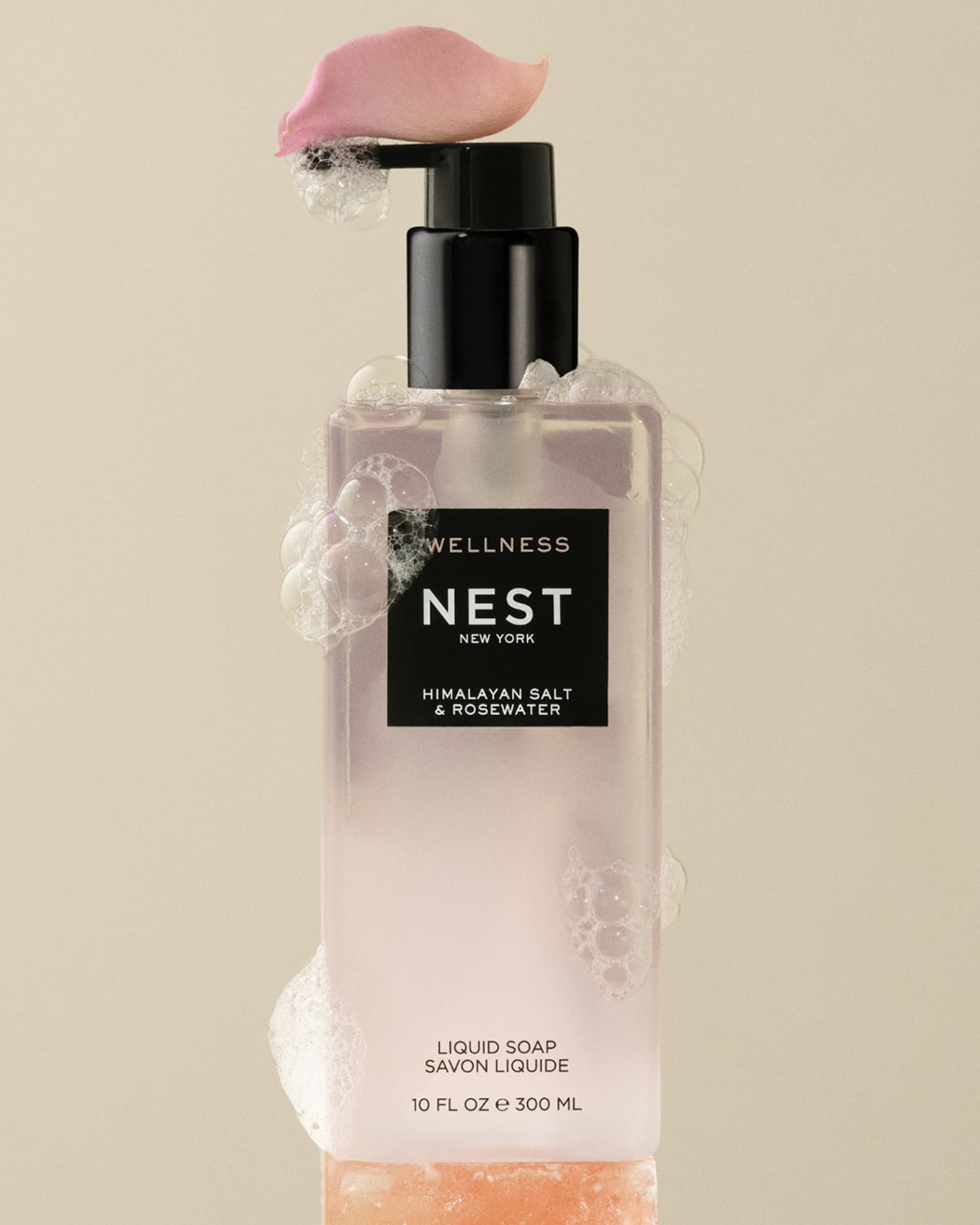 10 oz. Himalayan Salt & Rosewater Liquid Soap 1