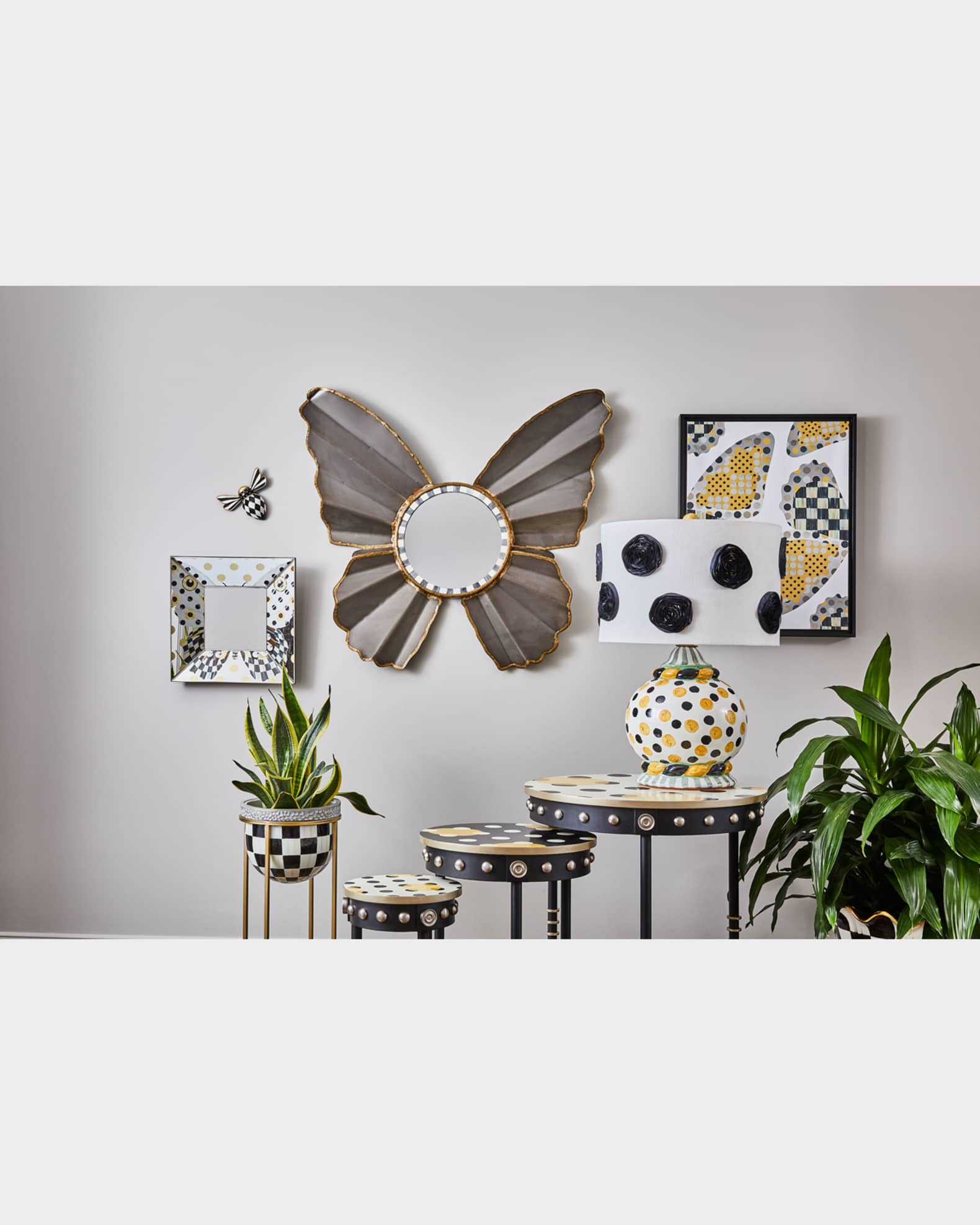 MacKenzie-Childs Butterfly Wall Mirror - 41