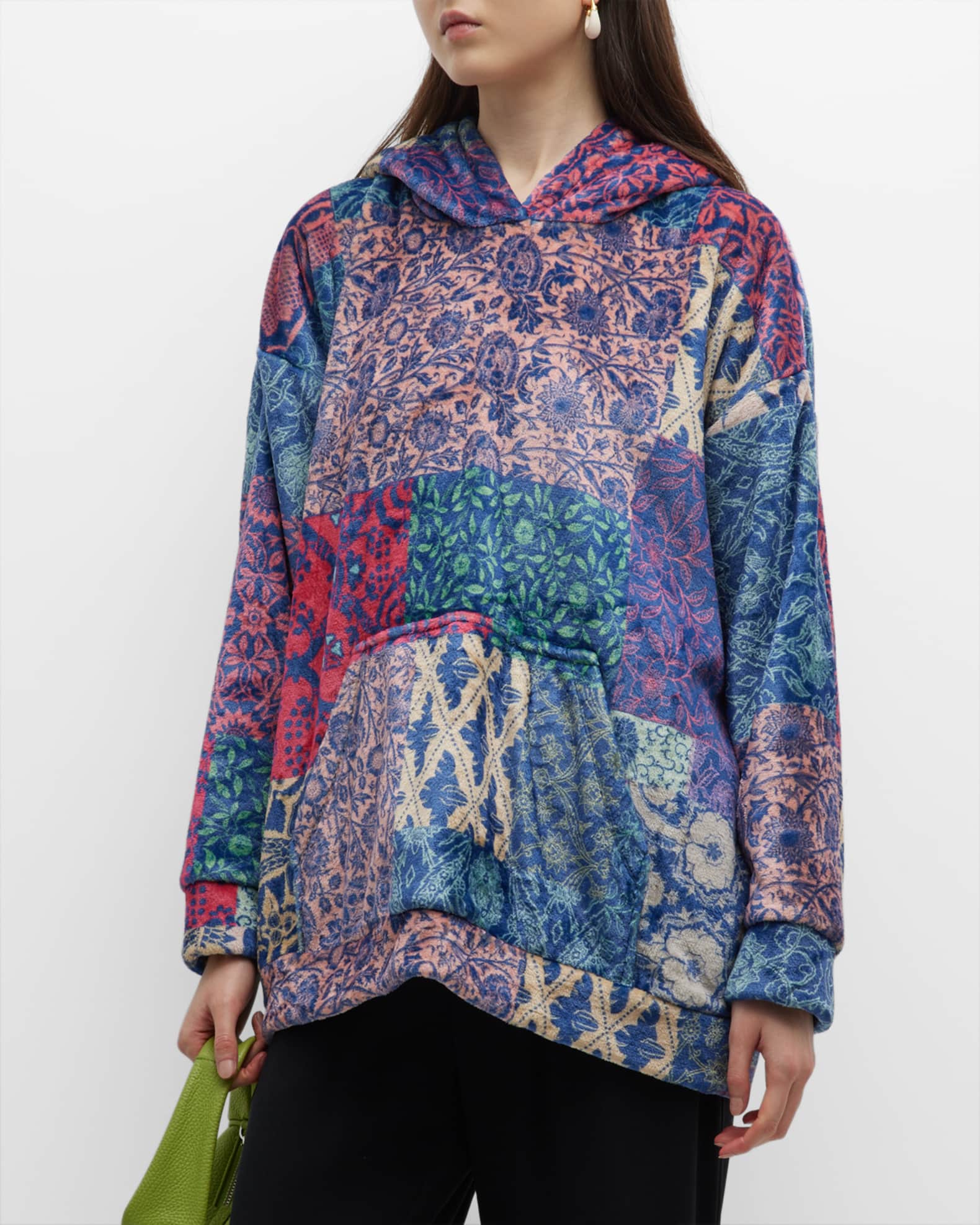 Johnny Was Olivia Sherpa Pullover Hoodie Neiman Marcus