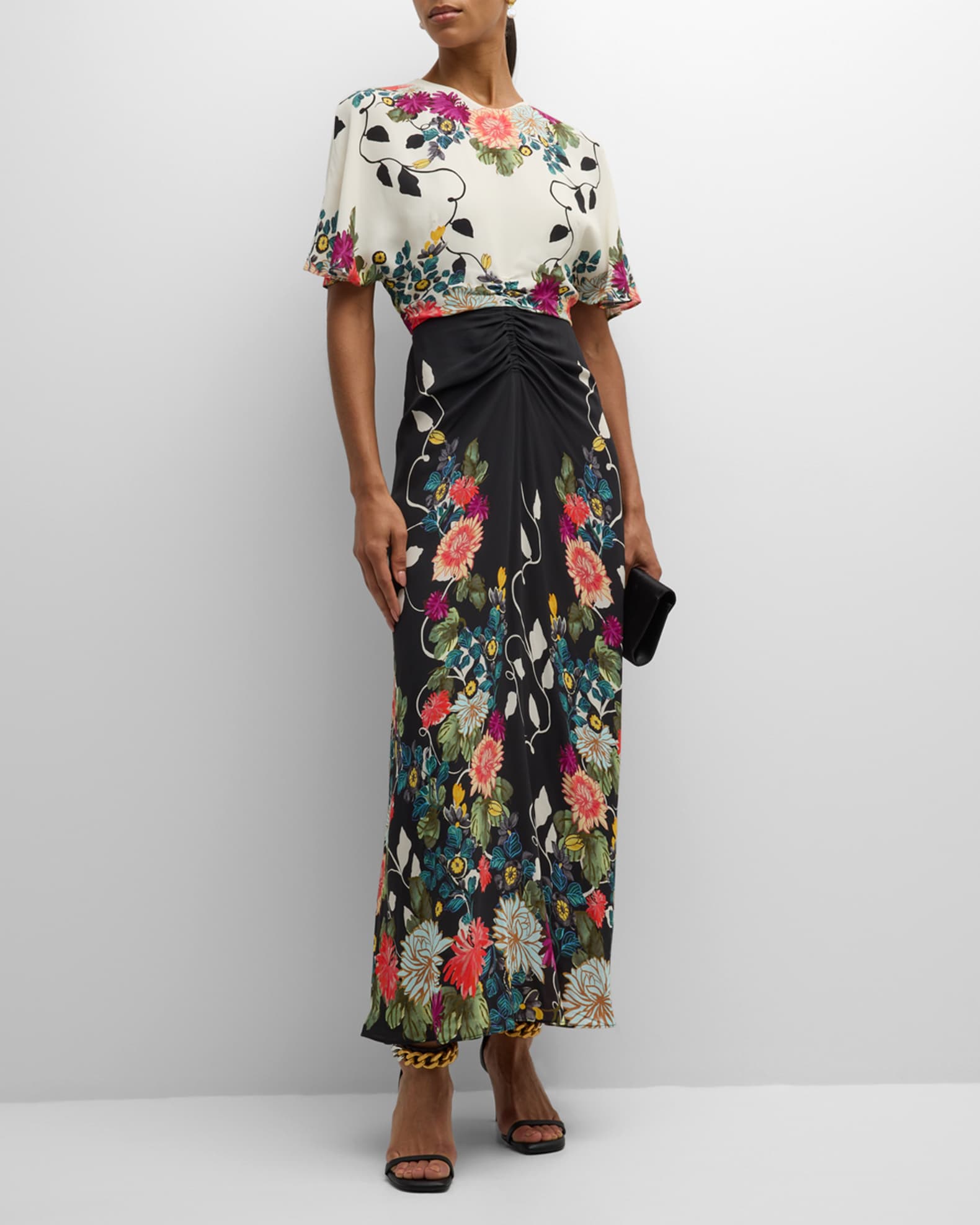 Mia | Floral Midi Dress main image 1