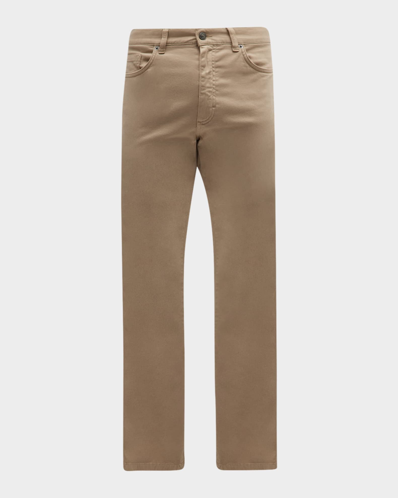 【PORTERNA】Wagner brushed trousers ZEGNA Men's Brushed Cotton 5-Pocket Trousers | Neiman Marcus