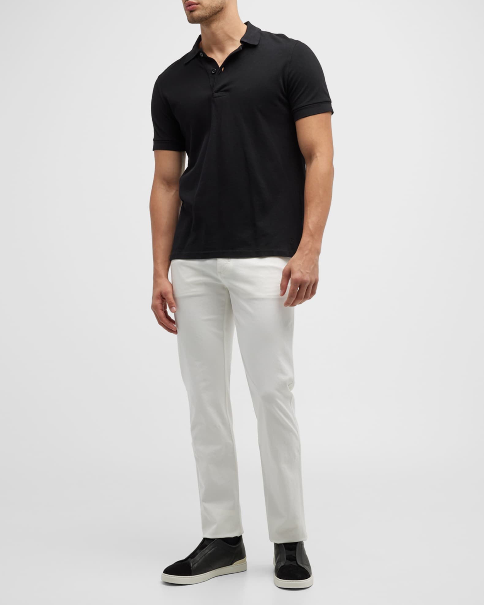 Men's Cotton 5-Pocket Pants 1
