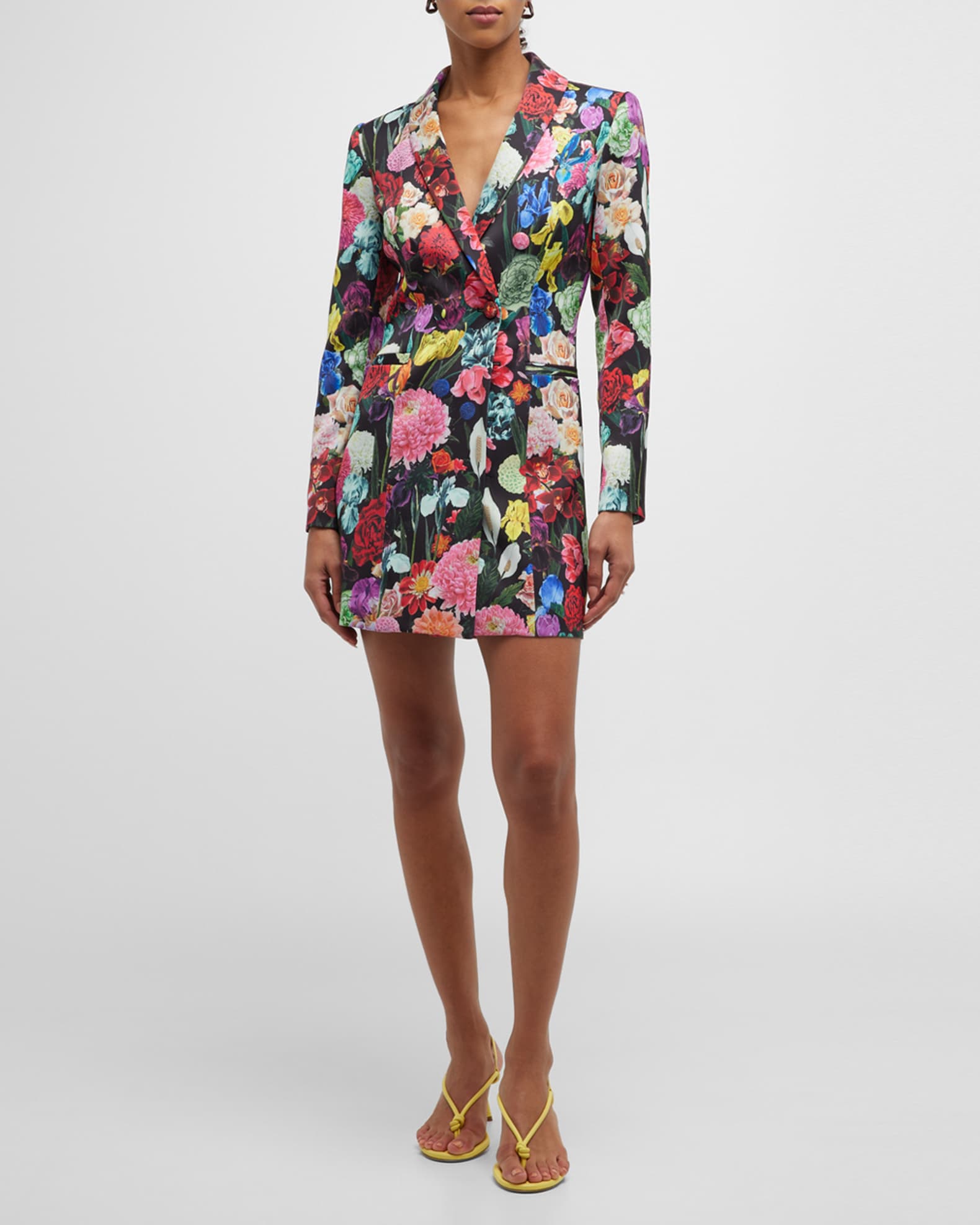 Alice + Olivia Latoya Blazer Mini Dress | Neiman Marcus