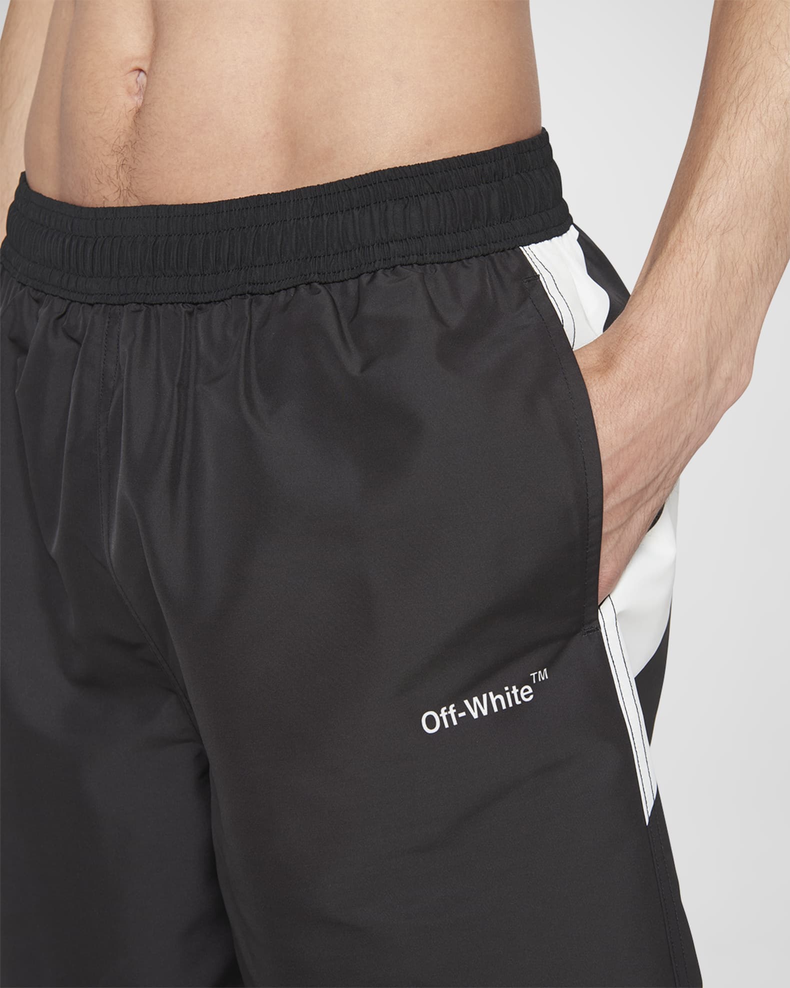Straight Off White Boat Shorts