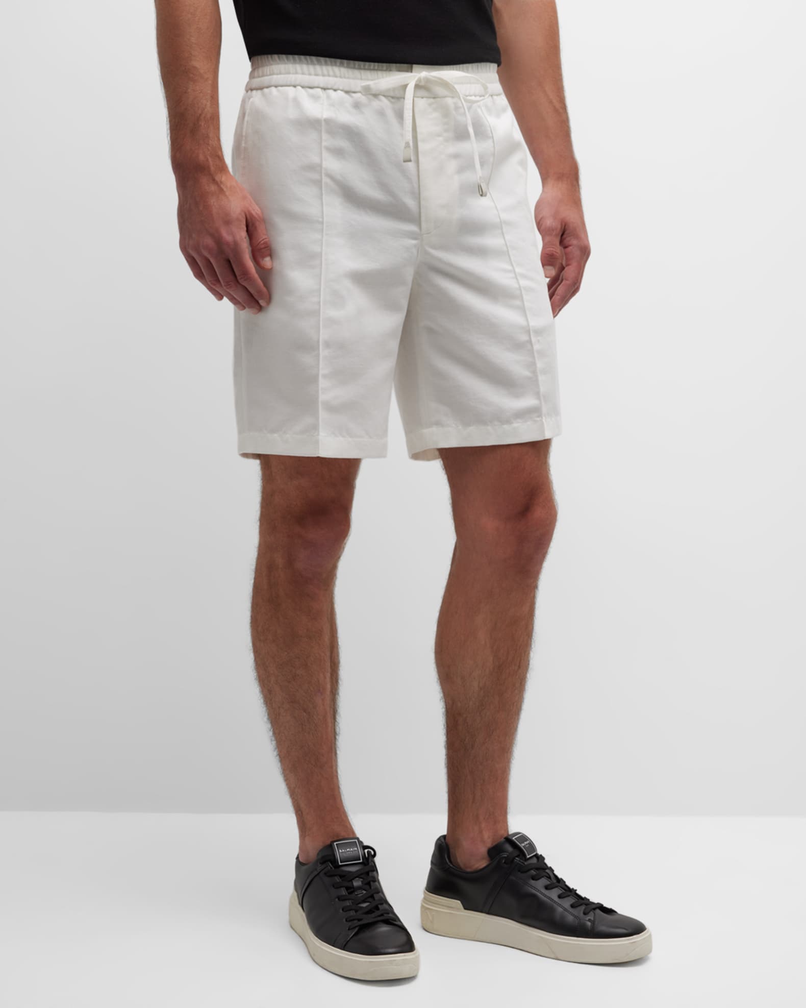 Chloé Kids belted cotton shorts - Neutrals