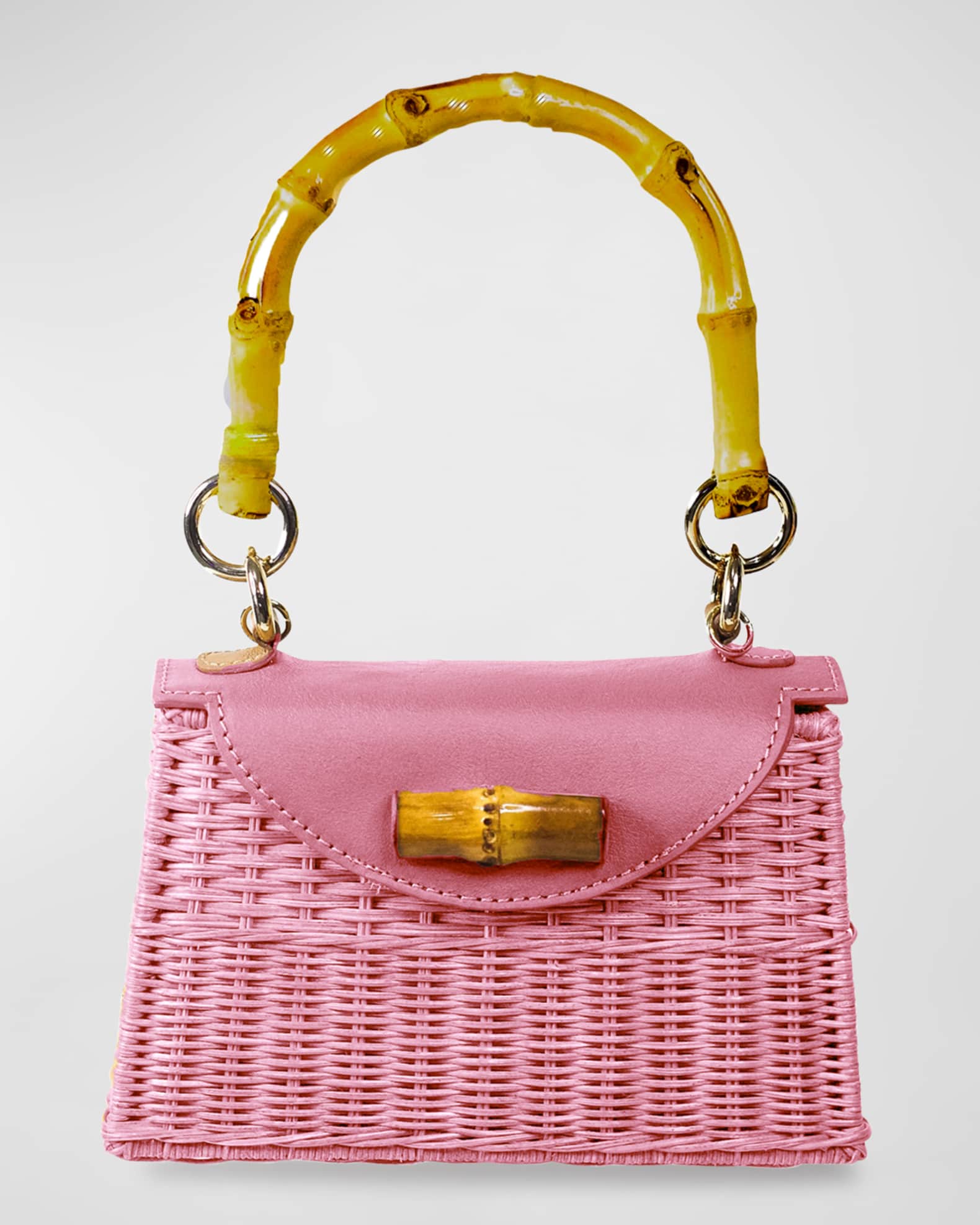 Serpui Abigail Wicker TopHandle Bag Neiman Marcus