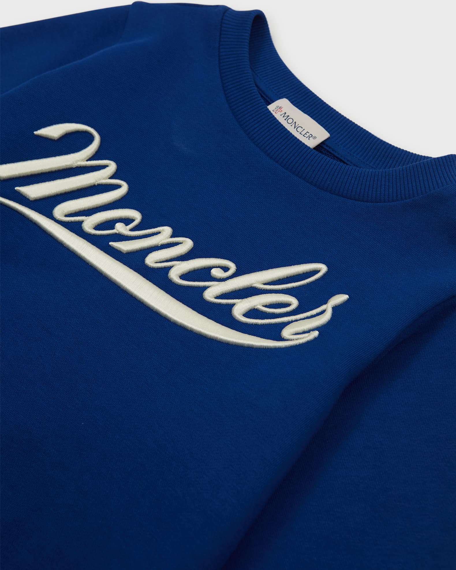 Moncler logo print sweatshirt online