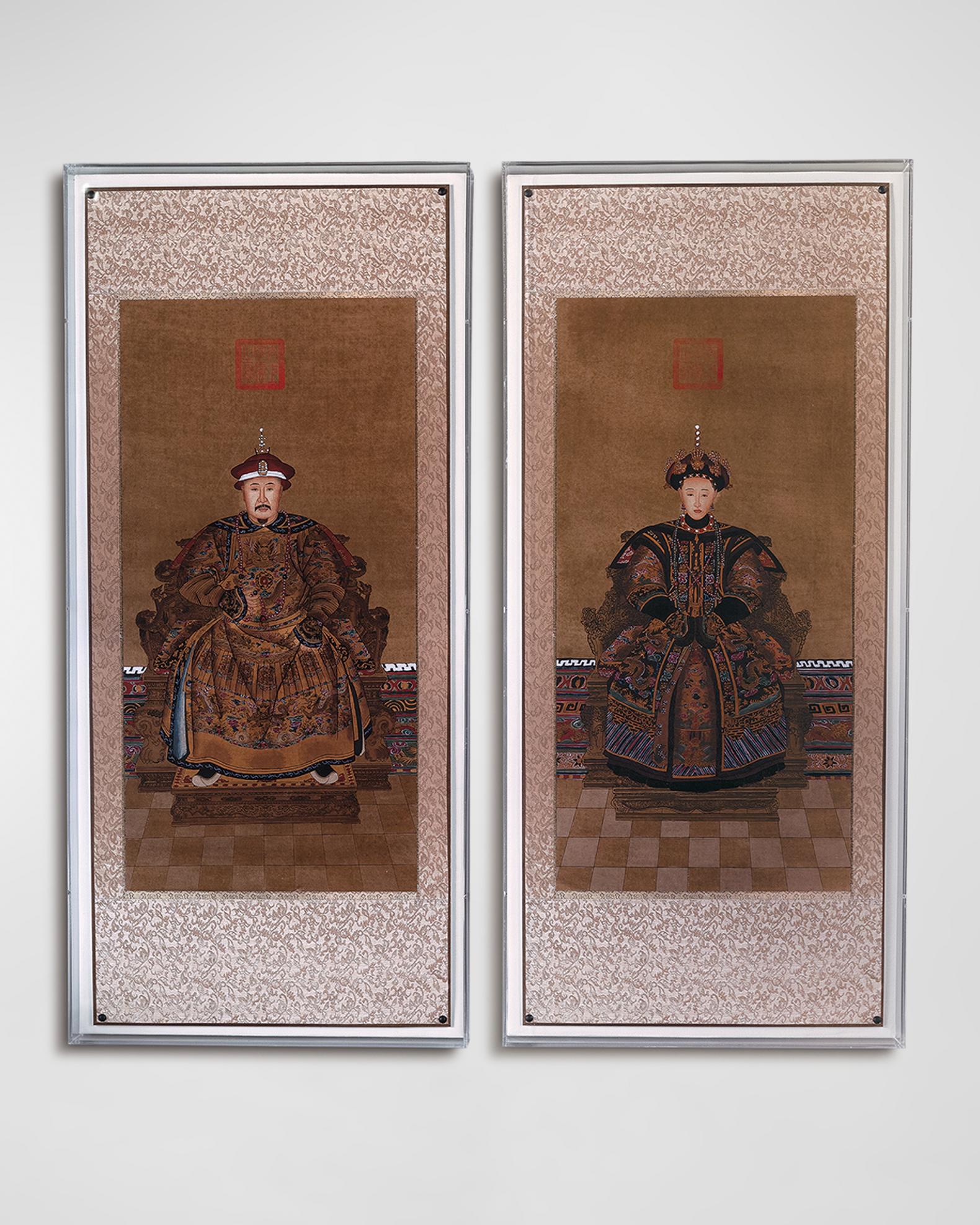Emperor and Empress Giclee Wall Art Collection | Neiman Marcus