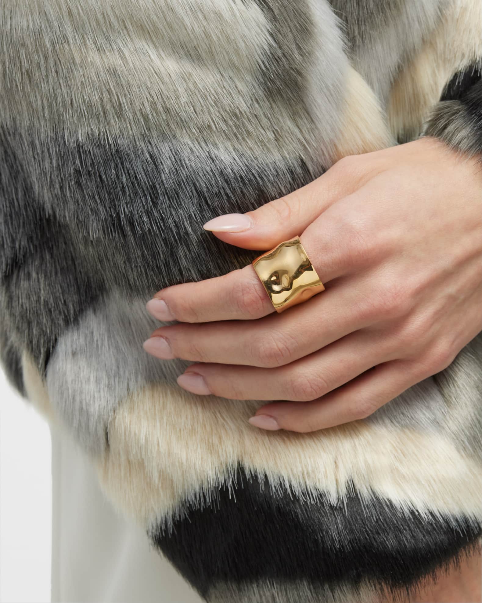 SOKO Maji Ripple Band Ring | Neiman Marcus