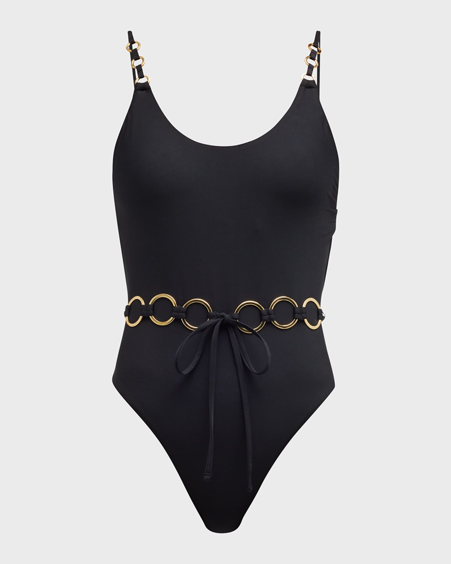 Pq Swim Link Belted One Piece Swimsuit Neiman Marcus 