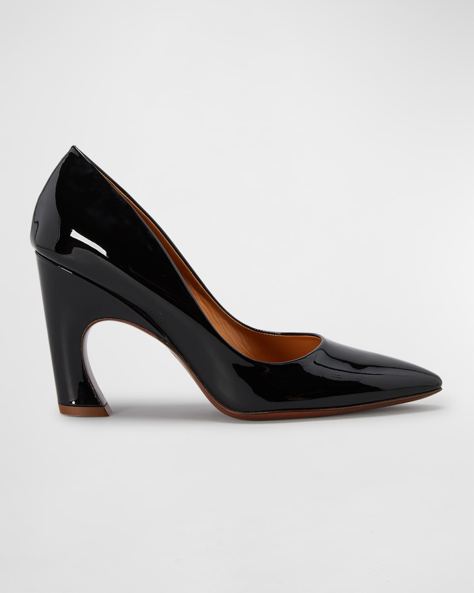 Chloe Oli Patent Leather Pumps Neiman Marcus