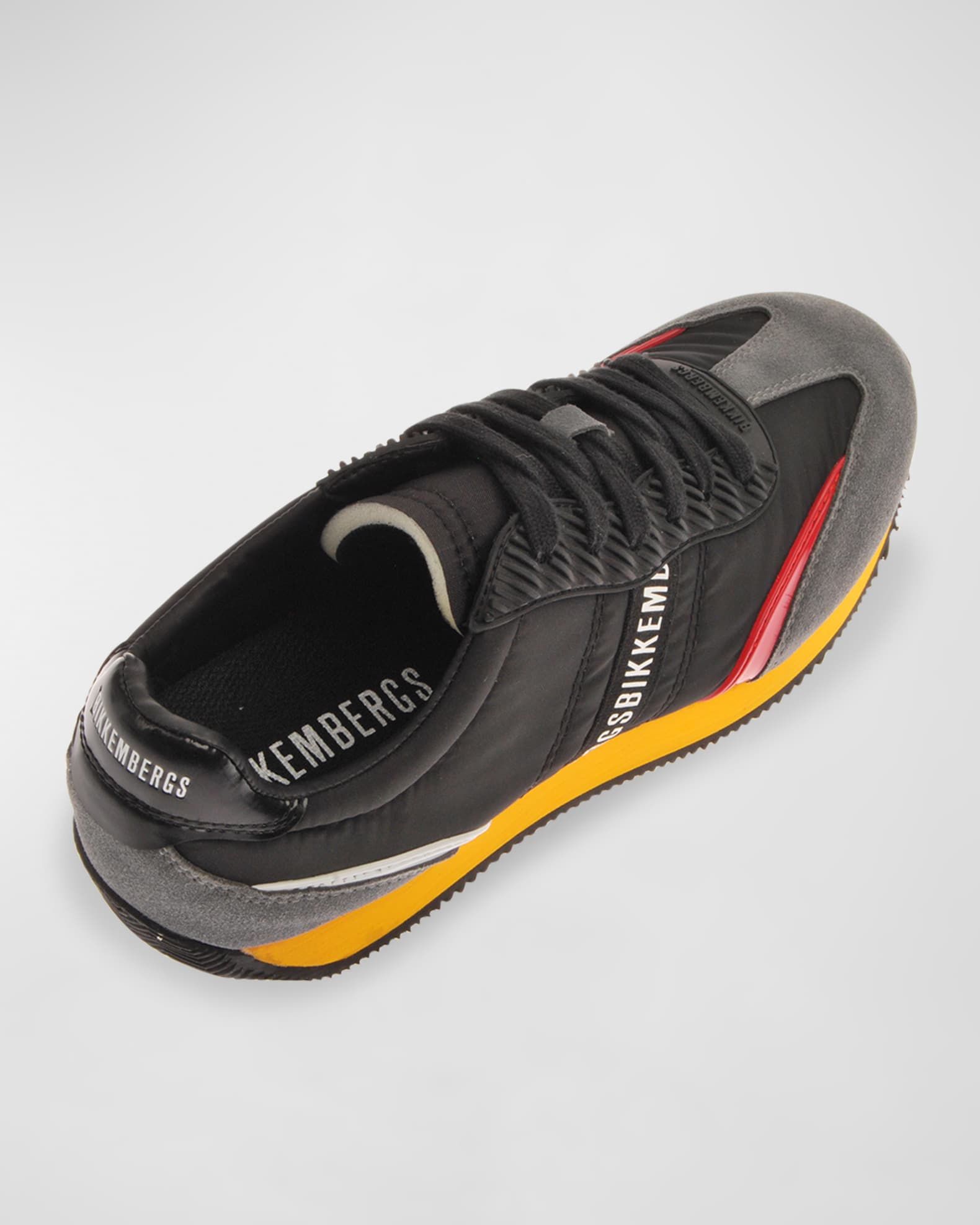 Men s Nylon Logo Low Top Sneakers
