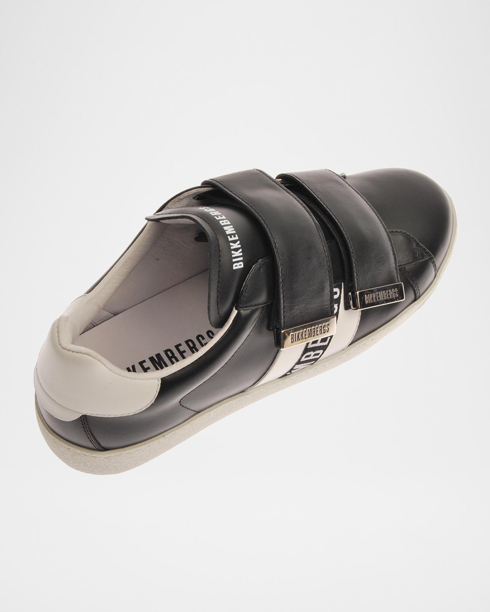 BIKKEMBERGS Men’s Black Leather Casual Shoes FOR SALE) A pair of Dirk Bikkembergs  main image 3