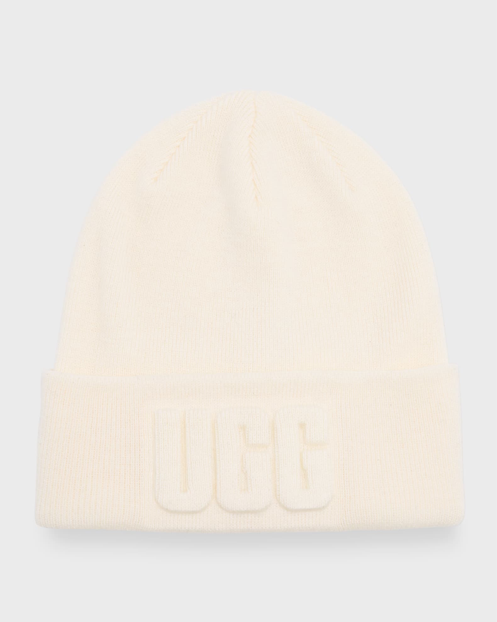UGG 3D Graphic Logo Wool-Blend Beanie | Neiman Marcus