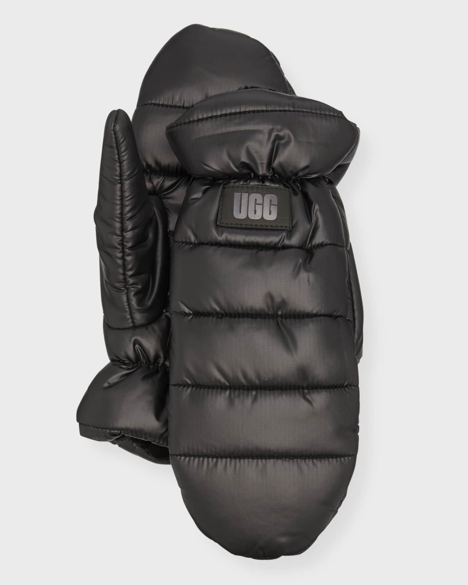 UGG Logo All-Weather Puff Mittens