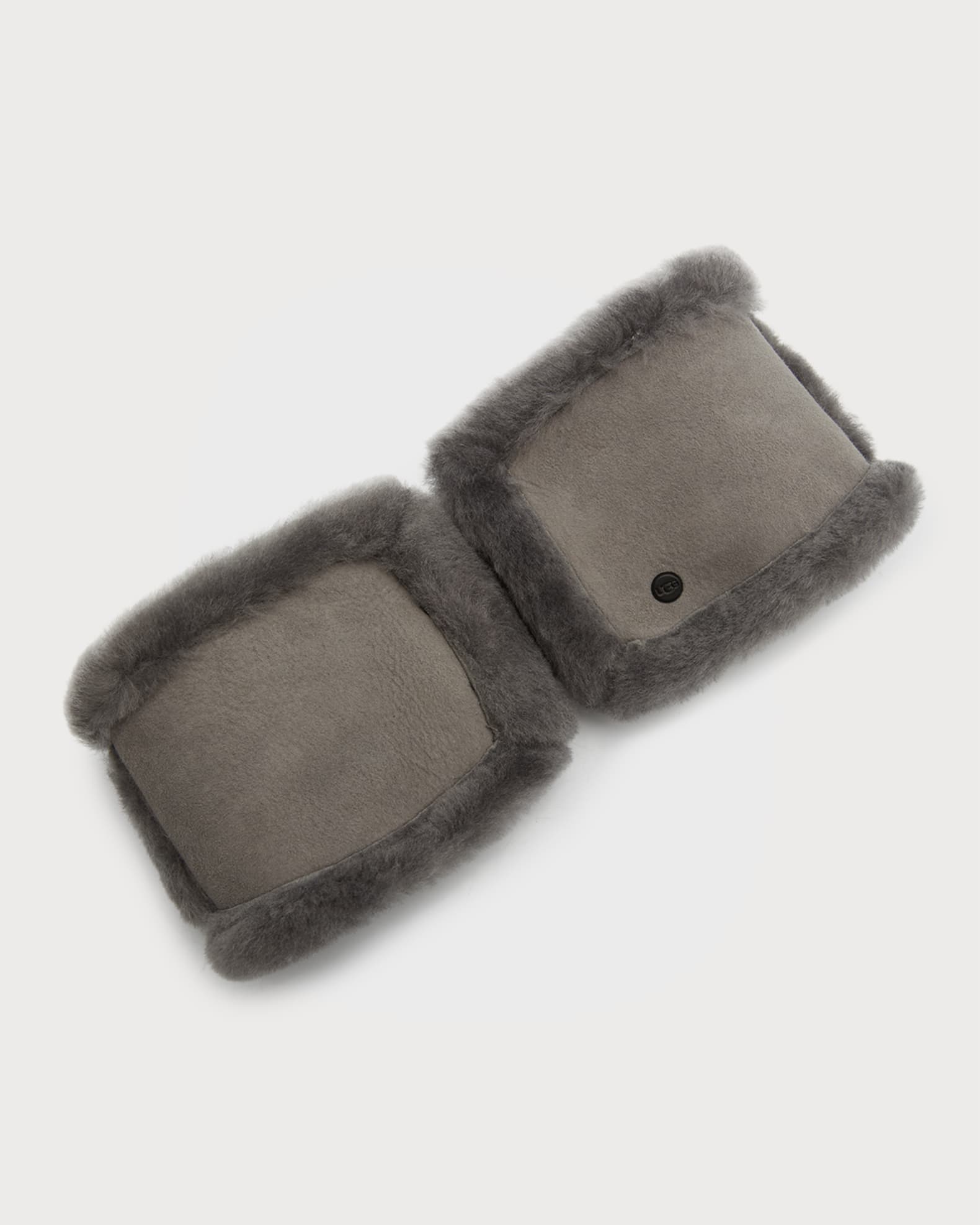 Suede & Sheep Shearling Headband  1