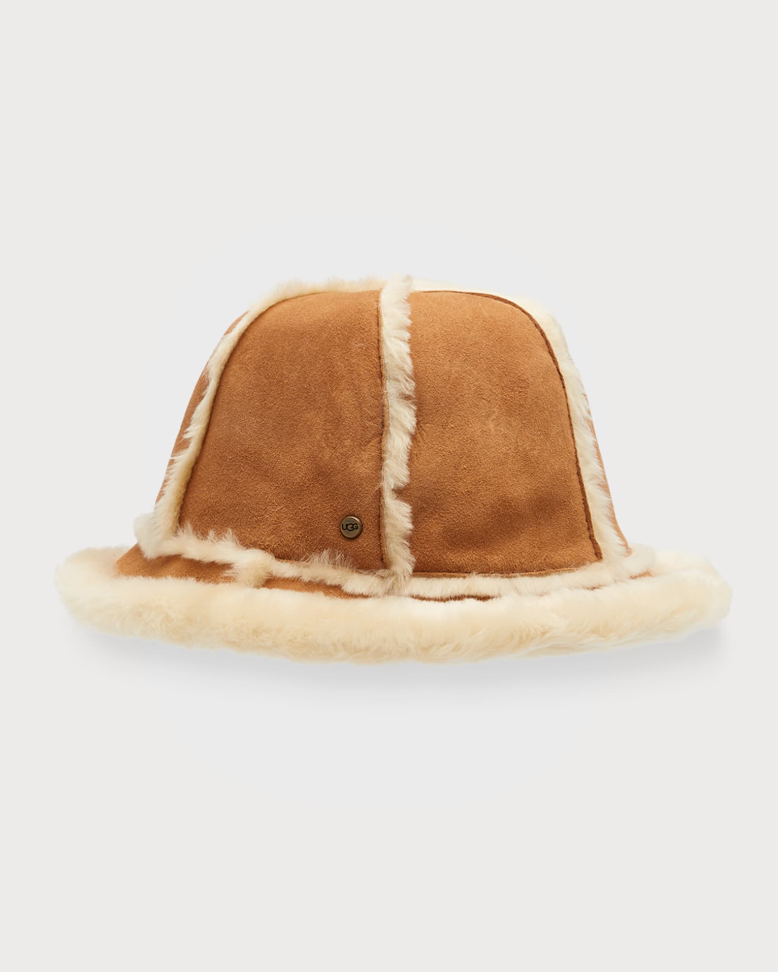 UGG Sheepskin & Shearling Paneled Bucket Hat