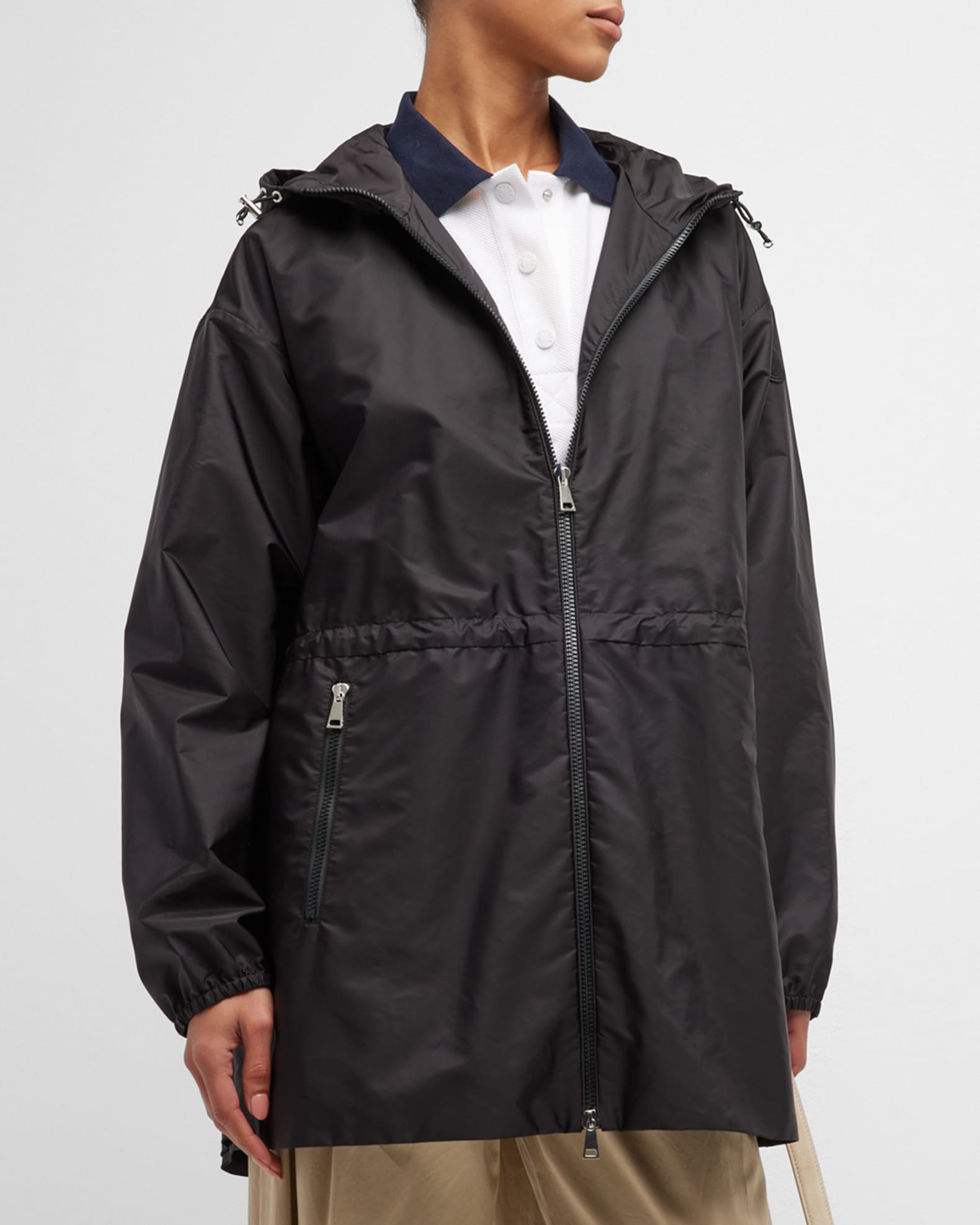 格安即決 Jacket Parka Wete Moncler with Marcus Neiman | Waist Gathered ナイロンジャケット