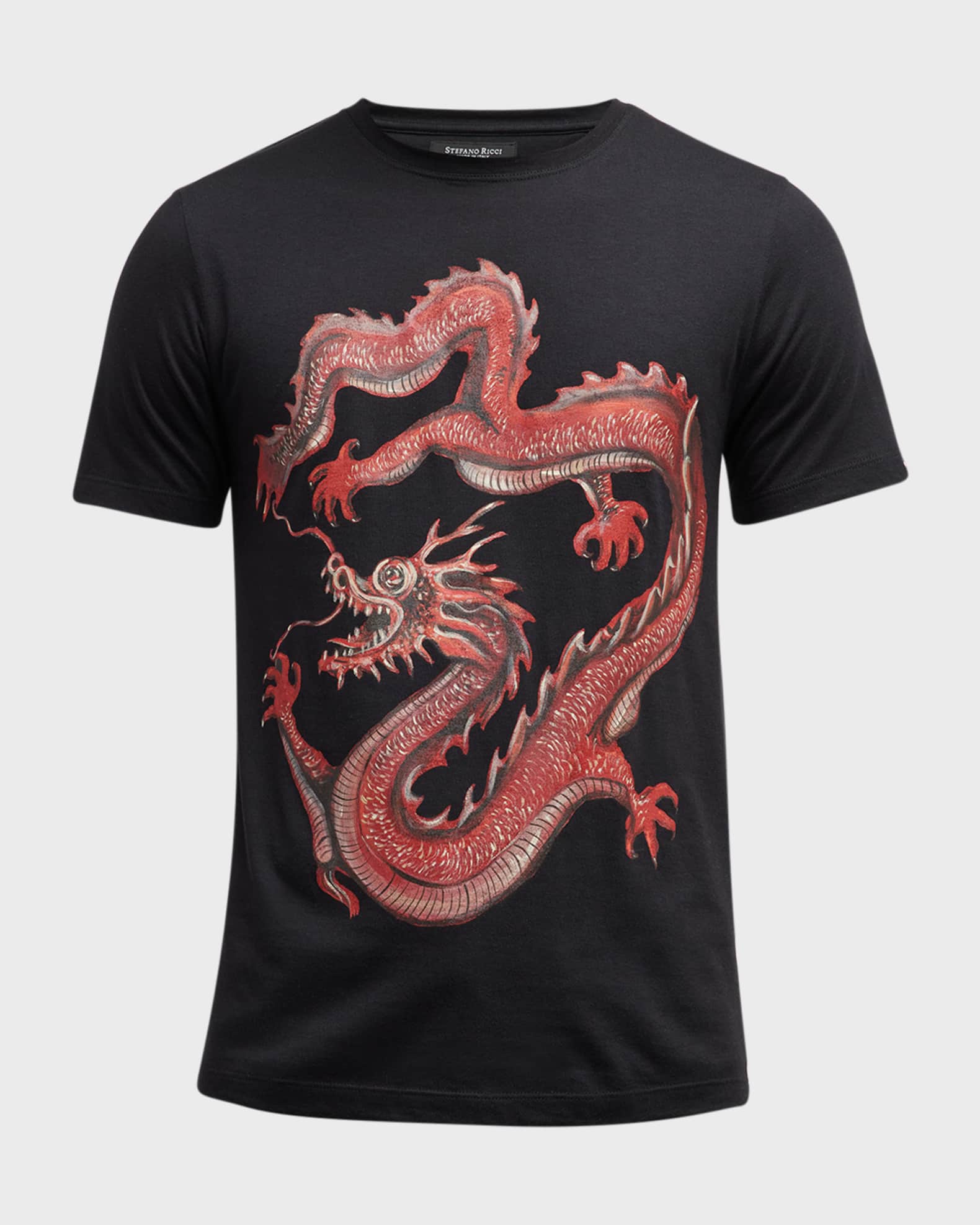 Stefano Men's Handpainted Dragon T-Shirt Marcus