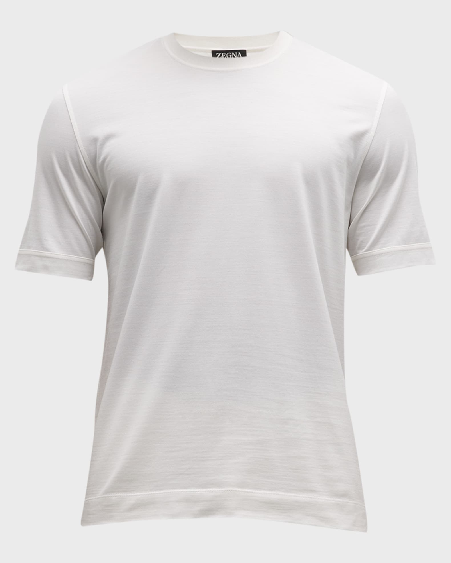 【関税込み】ZEGNA ホワイト VネックTシャツ Zegna Vネック Tシャツ | ホワイト | FARFETCH JP