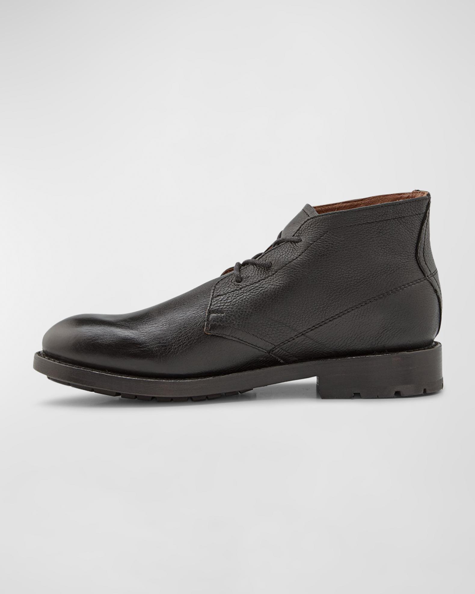 Frye Greyson Chukka boots Frye Mens Greyson Lace Up Brown Casual Dress Boots Boots  main image 3