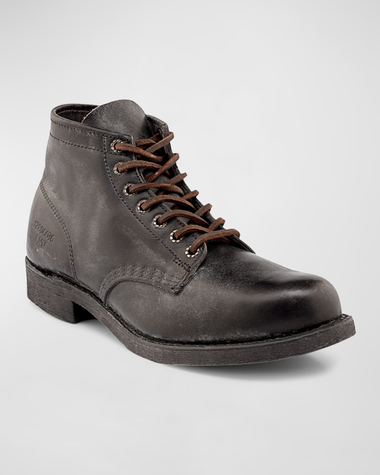 Frye Men's Prison Lace-Up Leather Ankle Boots | Neiman Marcus