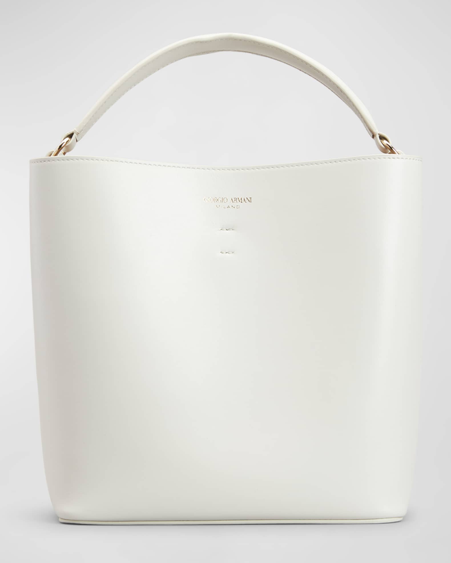 Giorgio Armani Infinity Small Napa Leather Tote Bag | Neiman Marcus