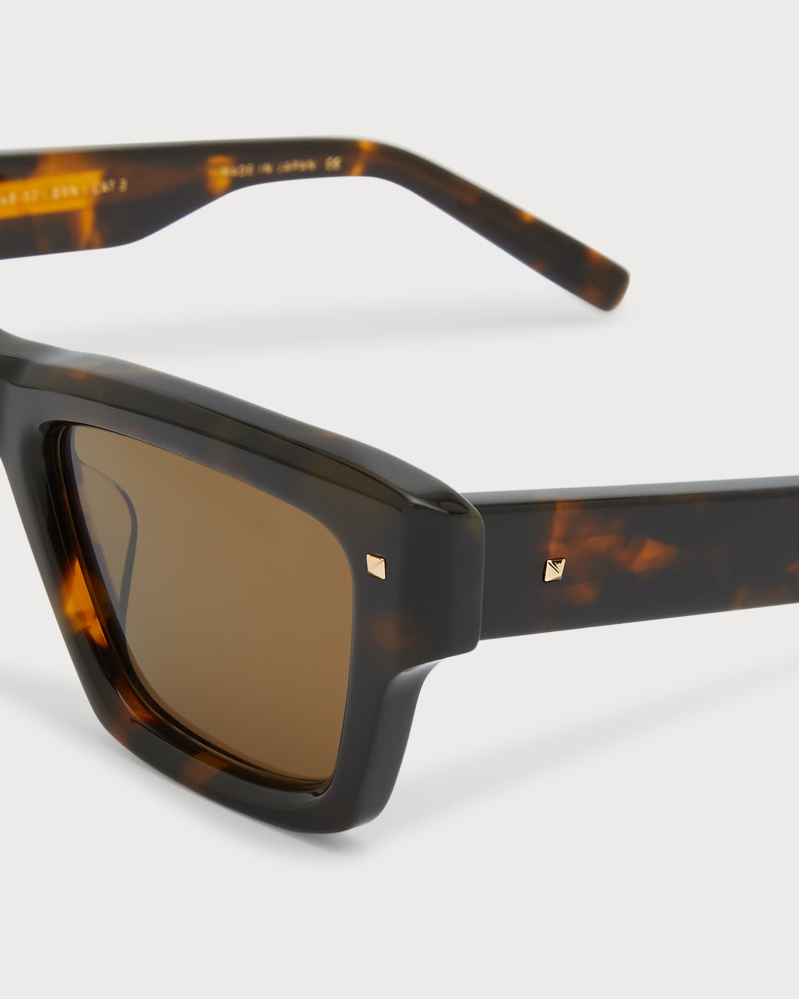 Valentino Garavani XXII Square Acetate & Titanium Sunglasses