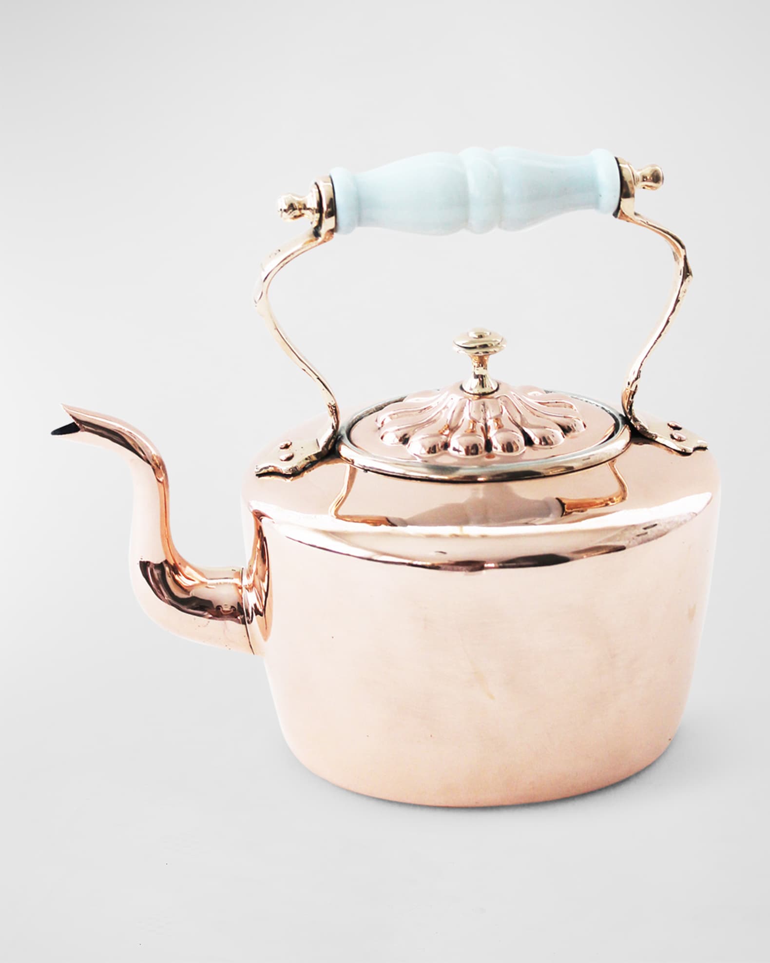 Coppermill Kitchen English Tea Kettle with Handle Neiman Marcus