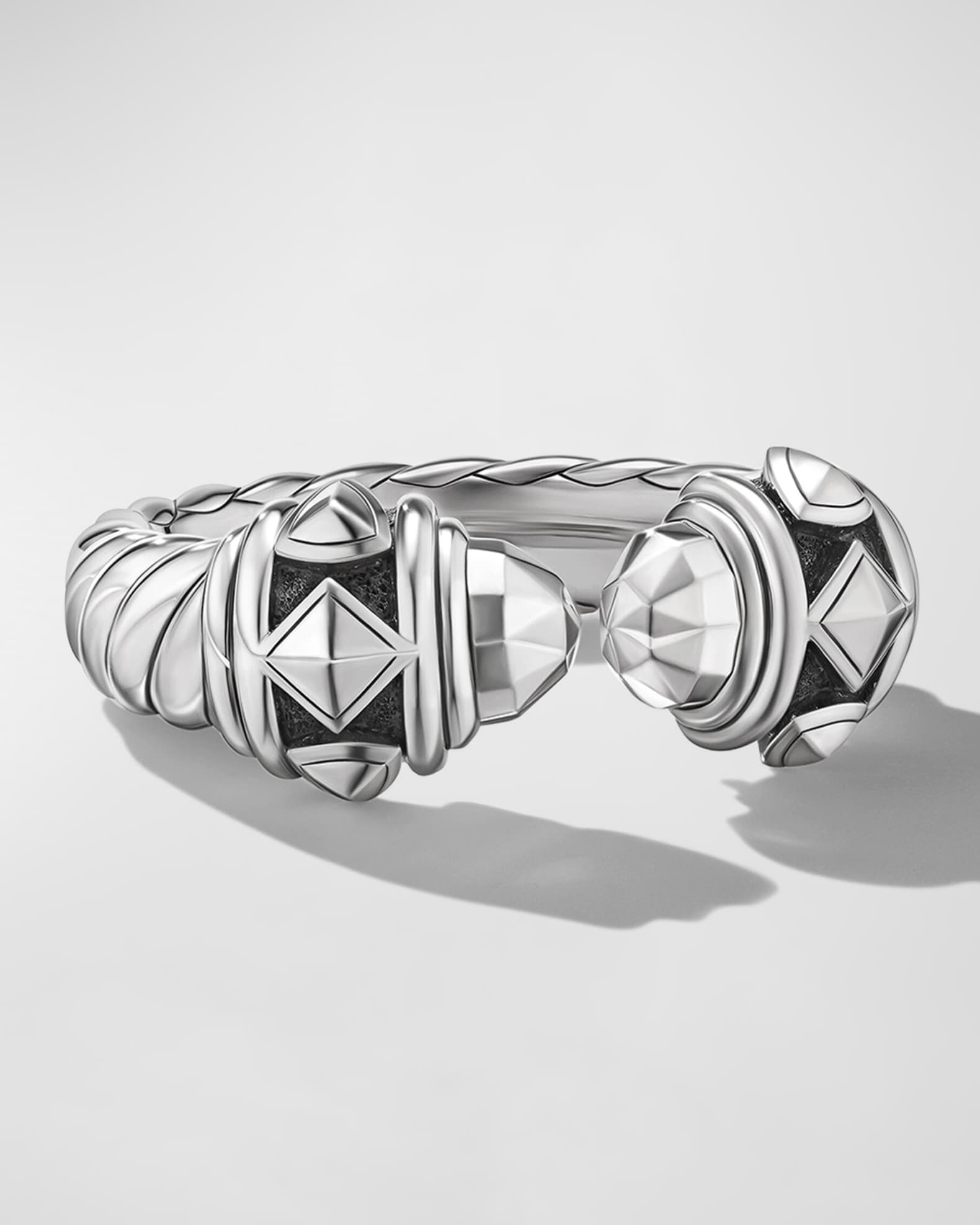 David Yurman Renaissance Cable Ring in Silver 6.5mm Neiman Marcus