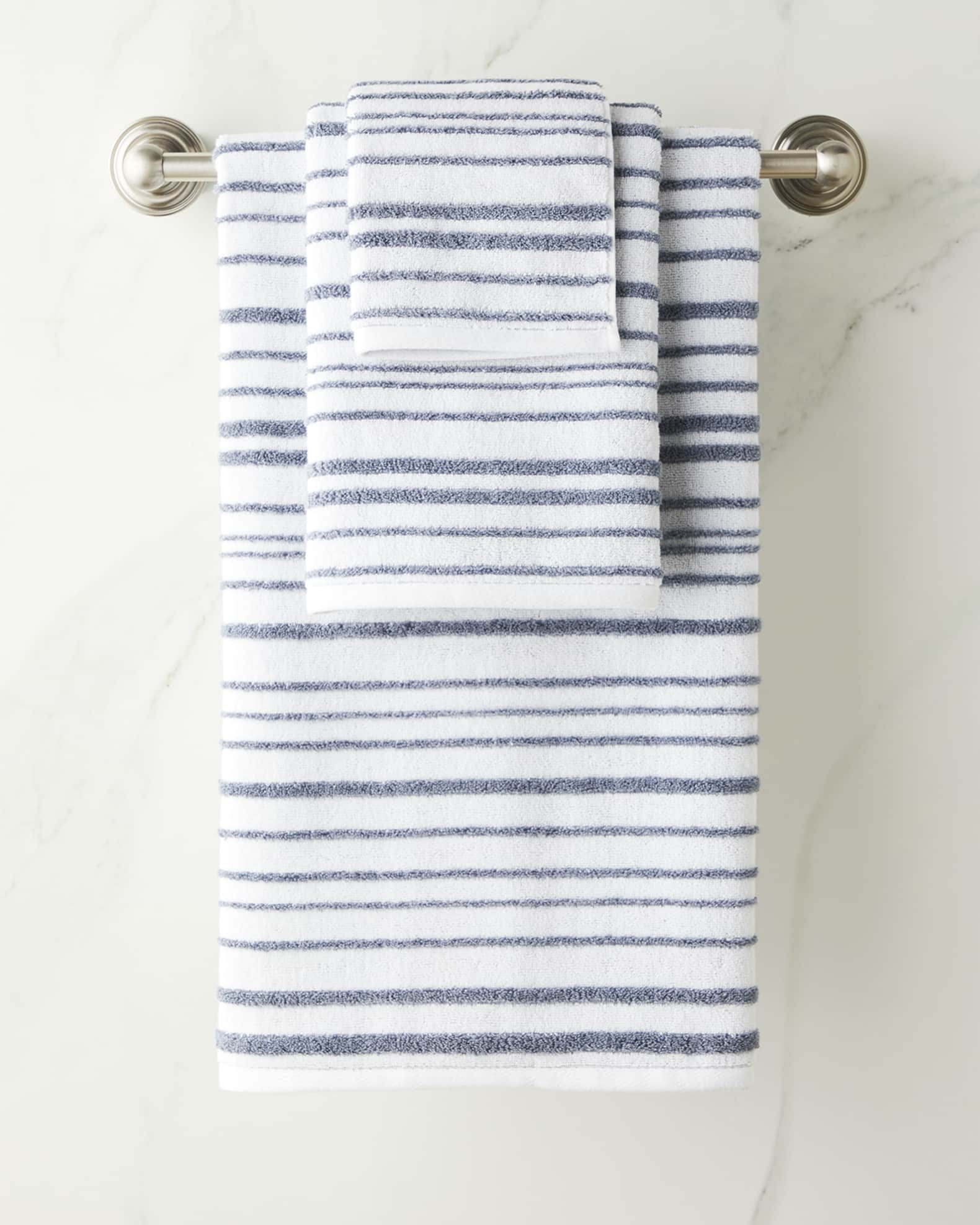 Hudson Striped Bath Towel Collection Neiman Marcus