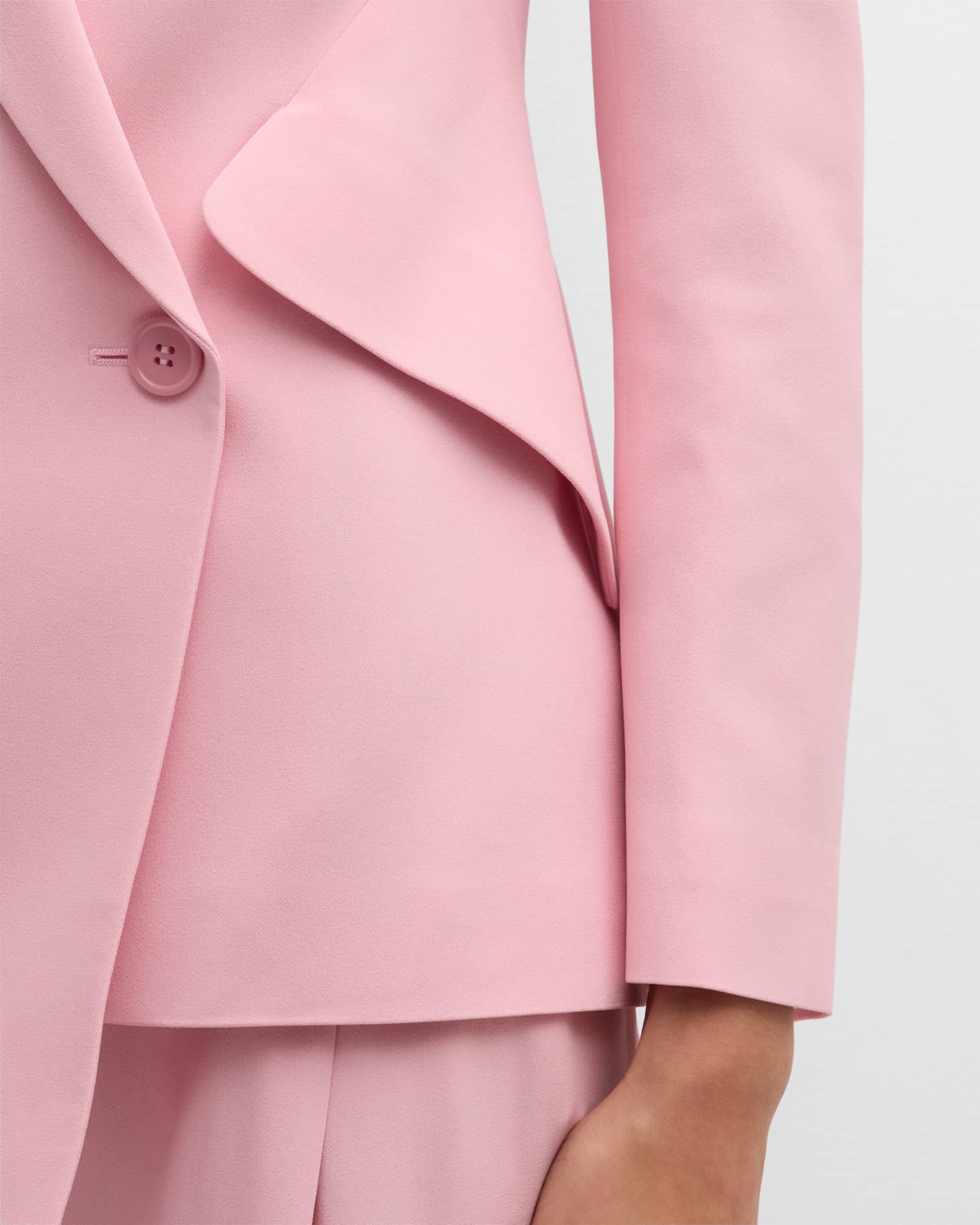 ジャケット ALEXANDER MCQUEEN Women Jackets 708182 PINK Alexander Mcqueen Crop Biker Jacket In Pink - 47% Off